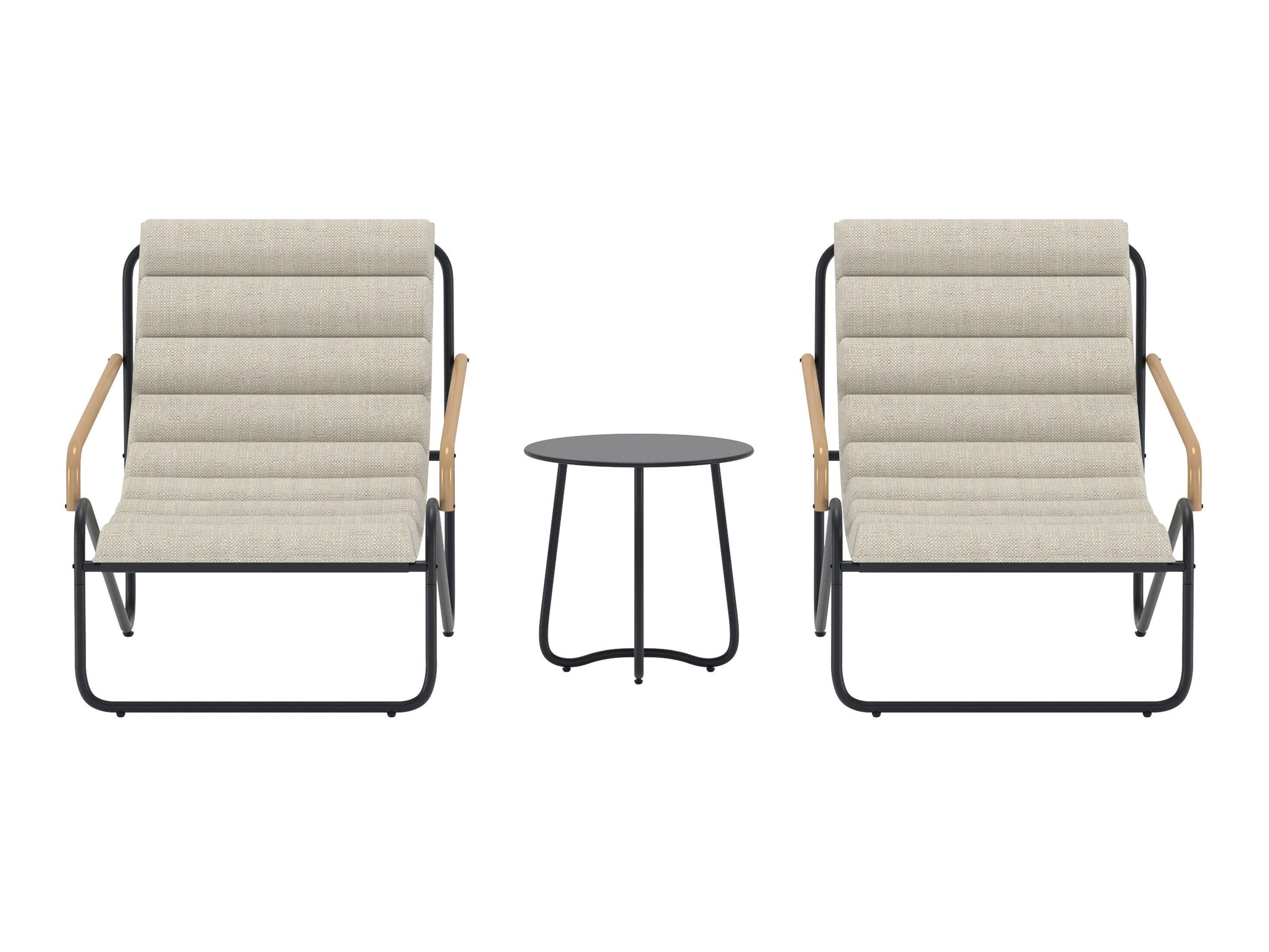 Conjunto de terraza Dallas 5194 (Negro)