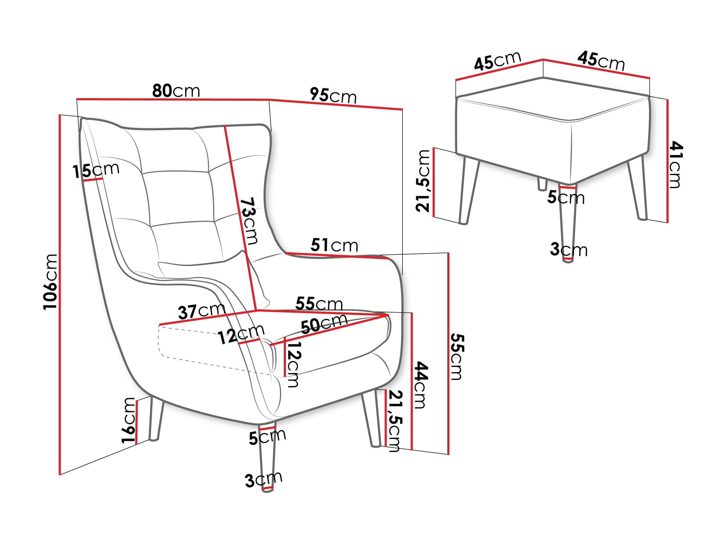Sillón Comfivo Ulmus VII (Lambi 03)