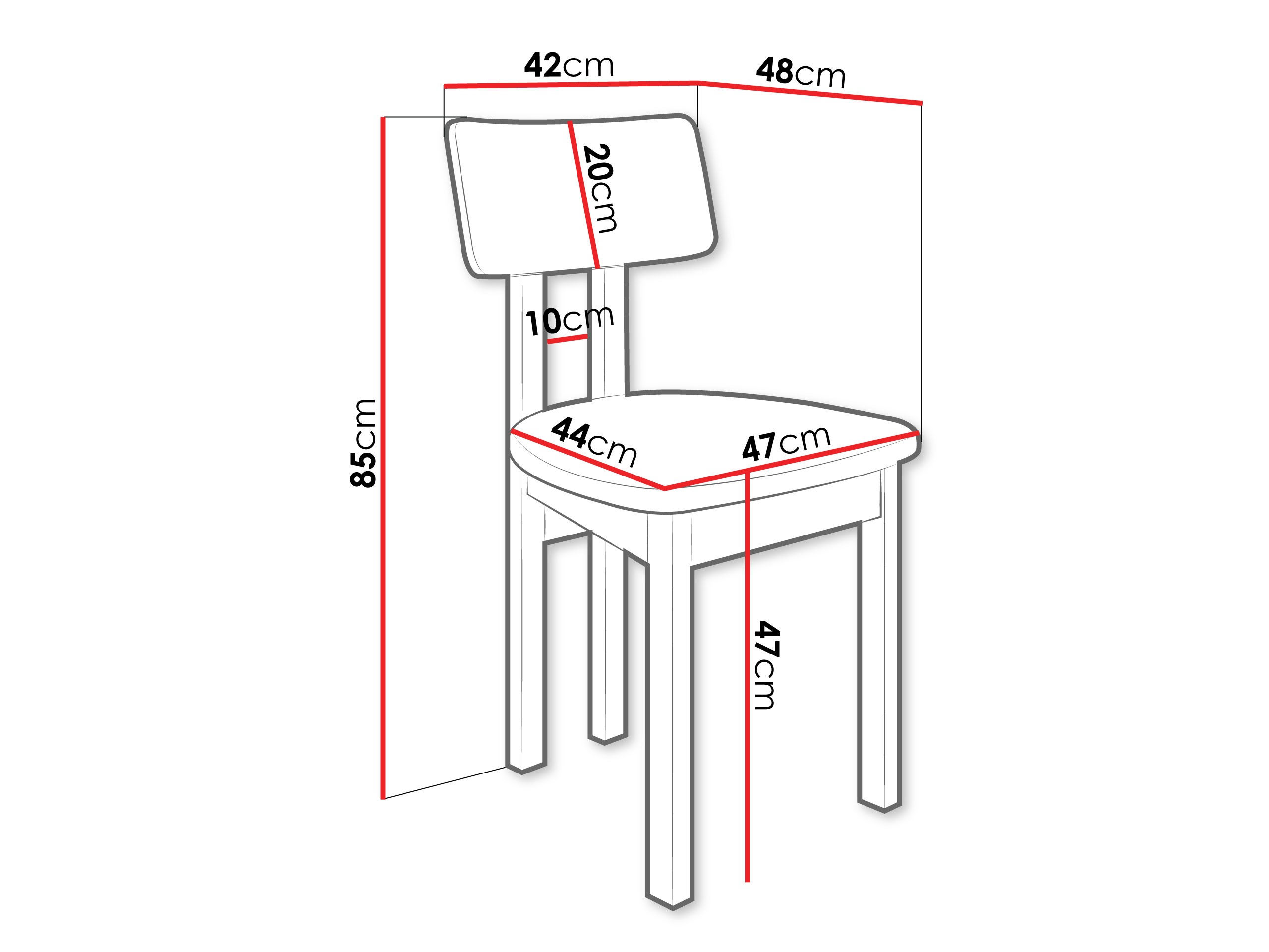 Silla Victorville 382 (Nogal)