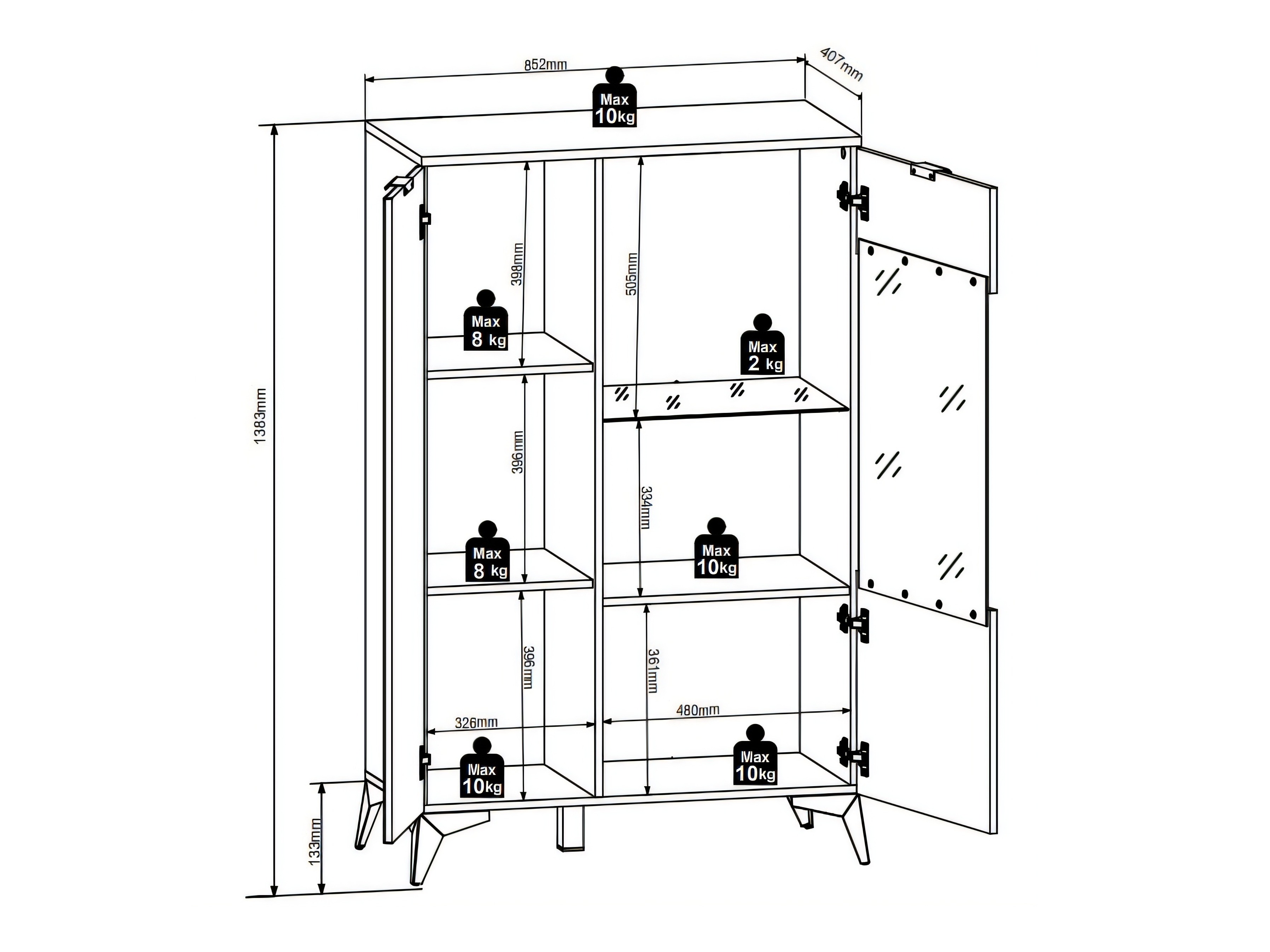 Aparador Ruvmeli 101