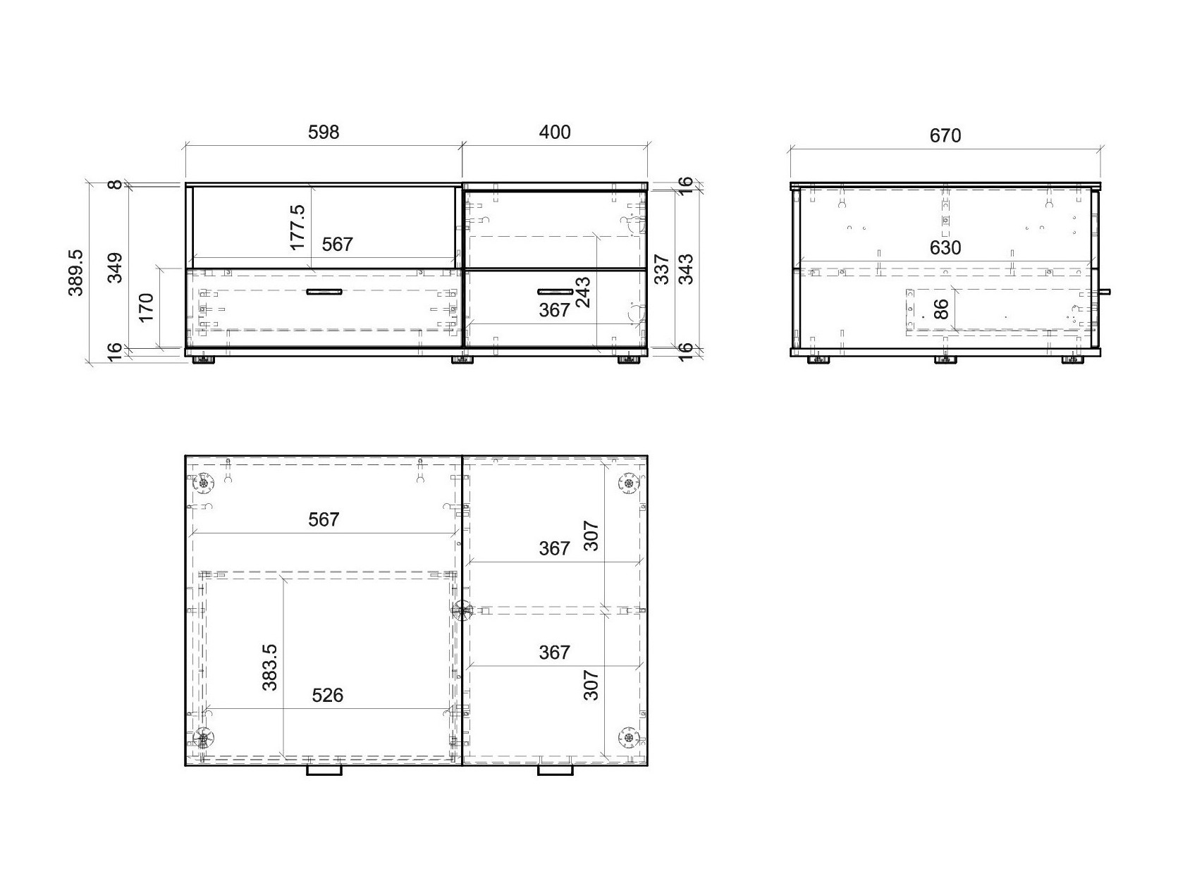 Conjunto de salón Alnue 107