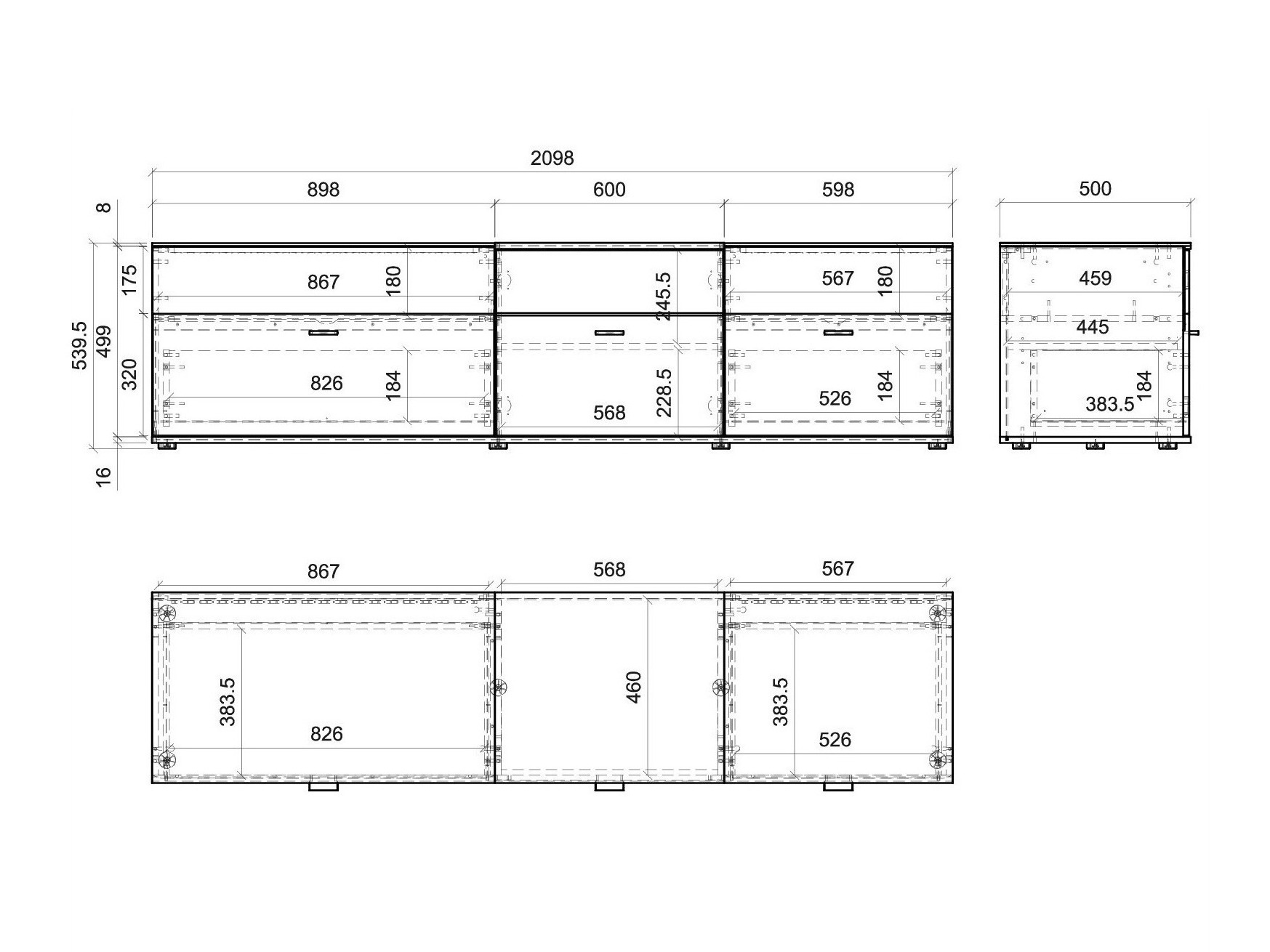Conjunto de salón Alnue 108