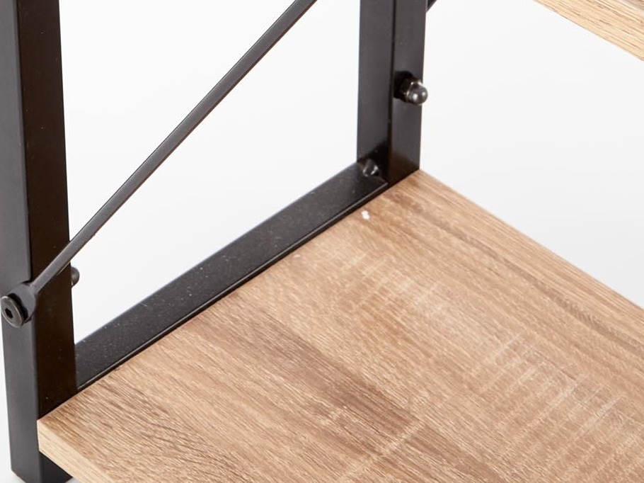 Mesa de oficina Houston 1888 (Roble Sonoma + Negro)