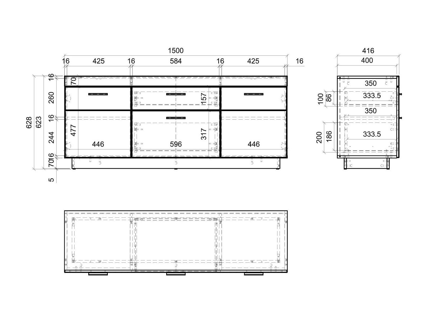 Mueble TV Balelbu 100
