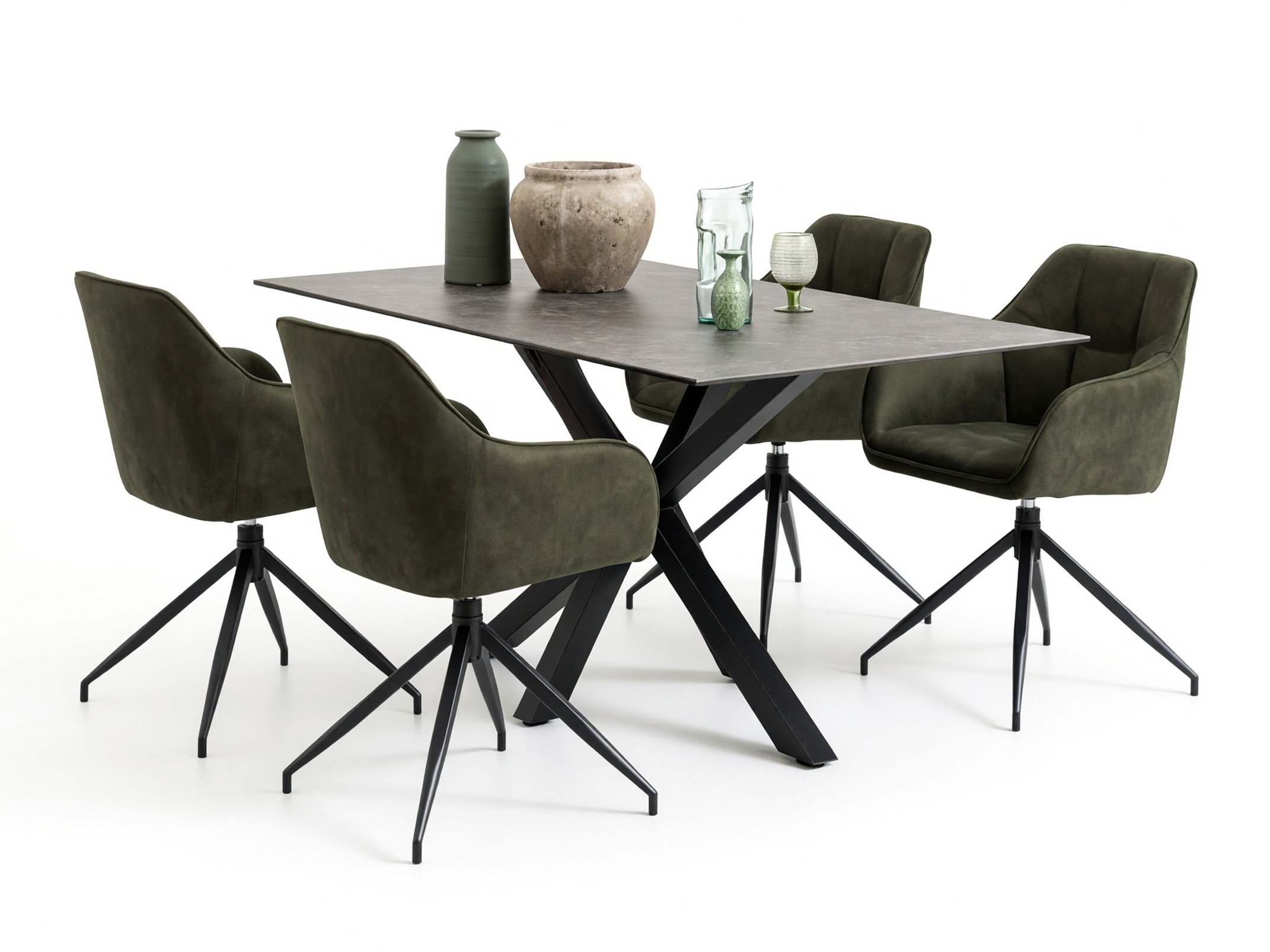 Conjunto de mesas y sillas para comedor Norsica 503