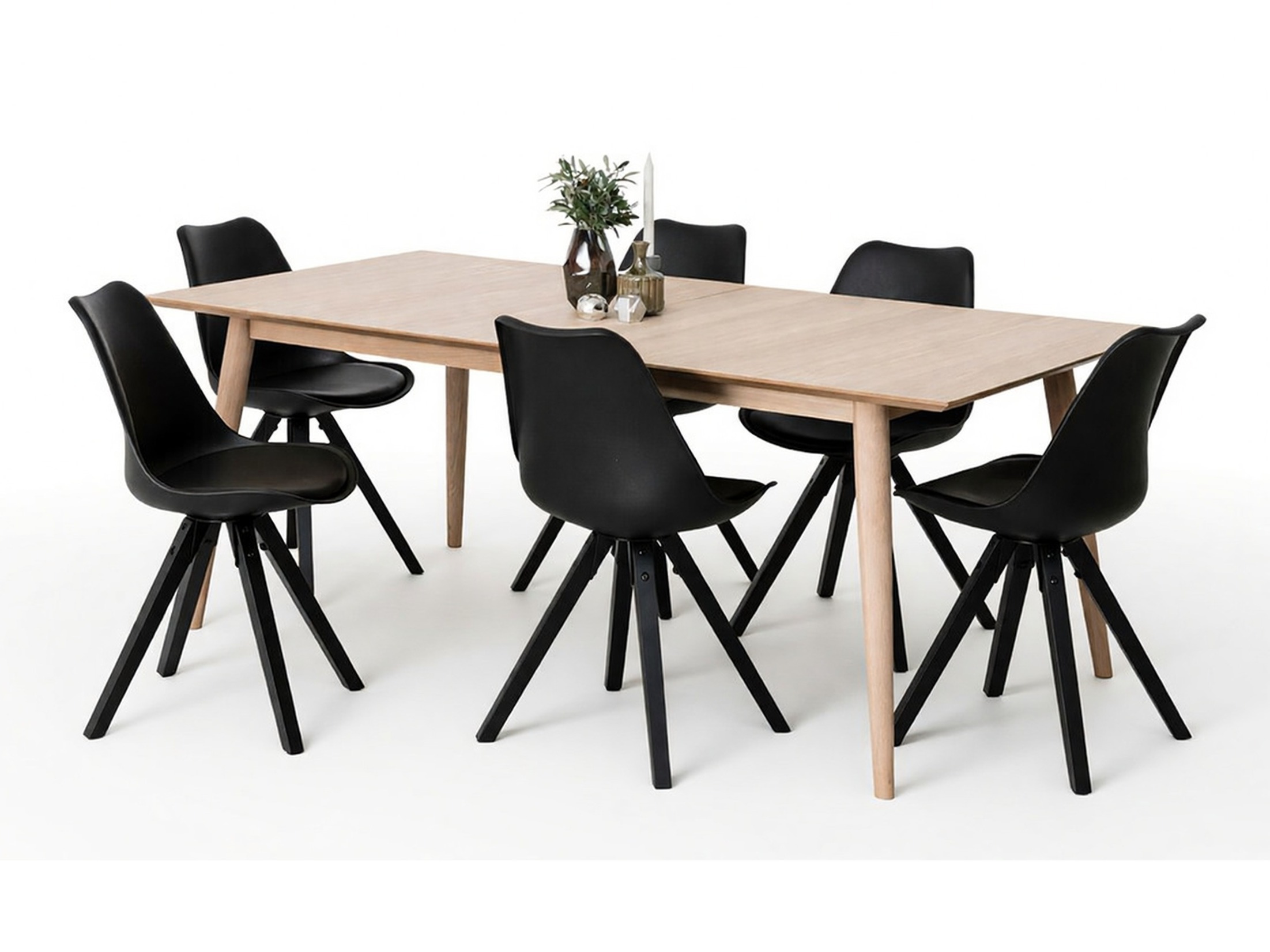 Conjunto de mesas y sillas para comedor Norsica 701