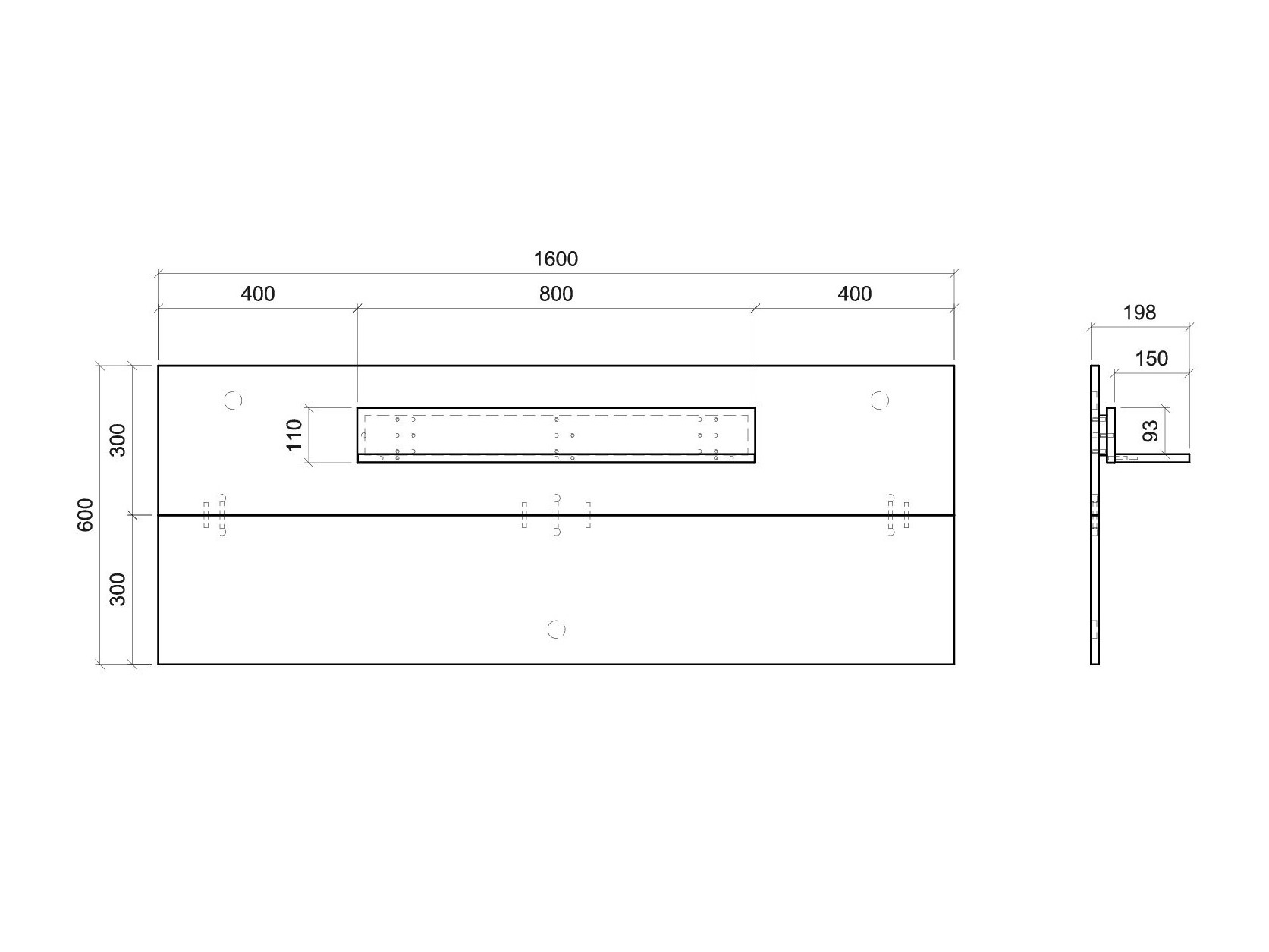 Estantería de pared Salsalo 108