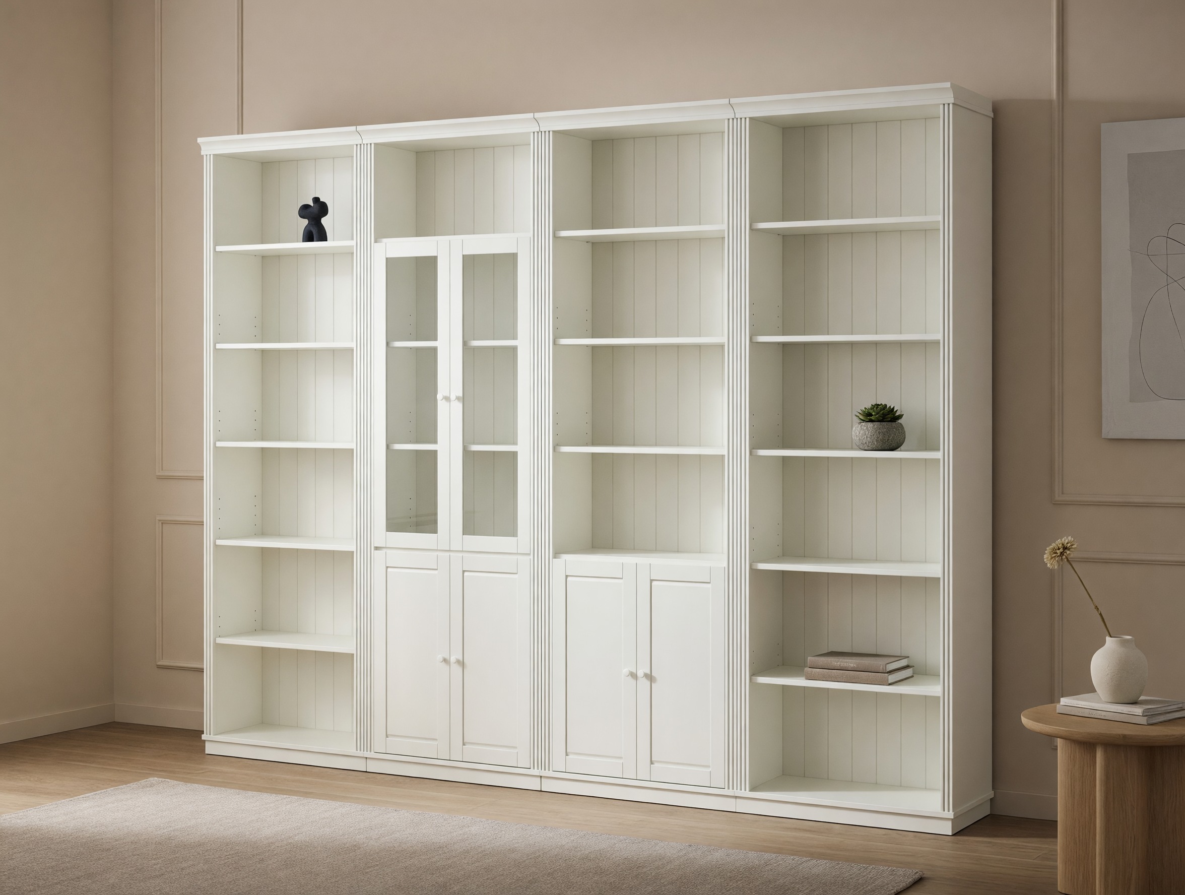 Conjunto de estantería Saltoro 112 (Blanco)