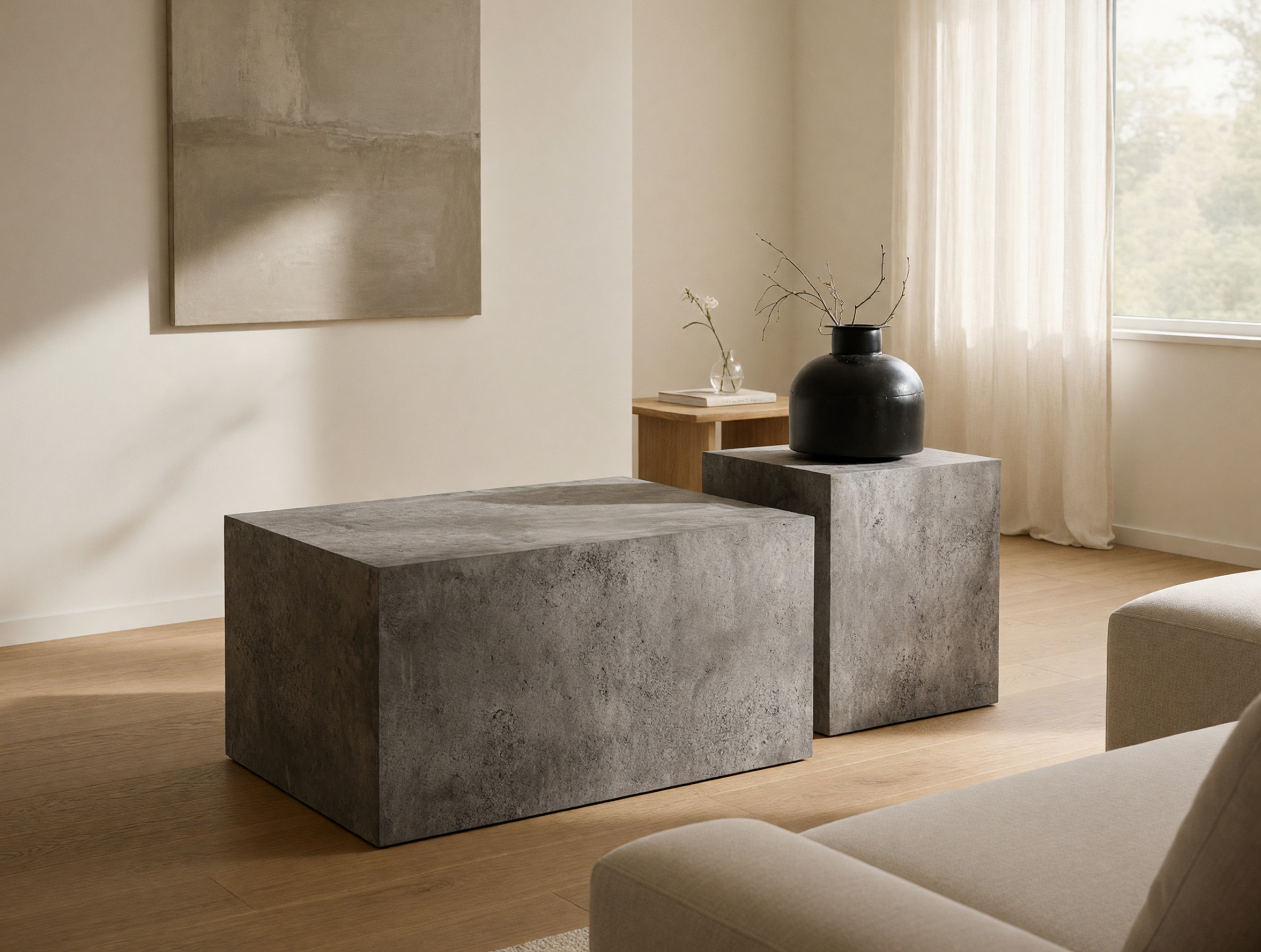 Conjunto mesa de centro Dallas 4539 (Gris)