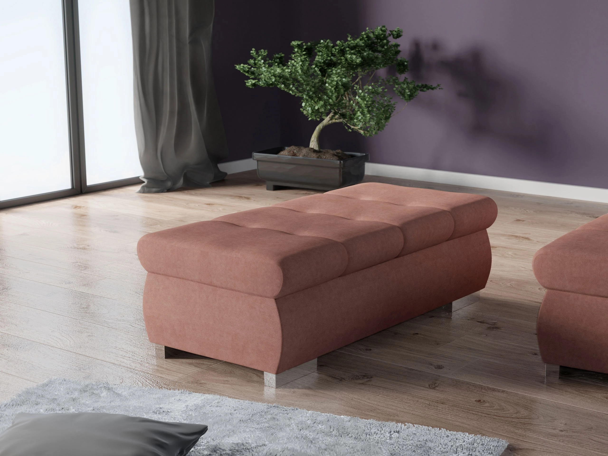 Banco tapizado Comfivo Nitor I (Uttario Velvet 2955)