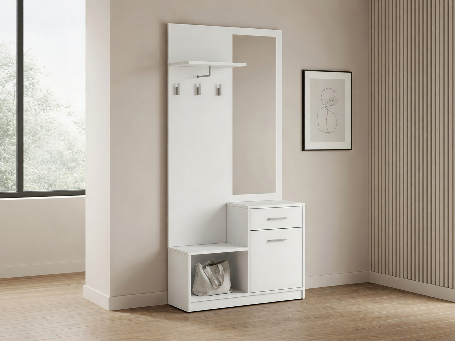 Conjunto para recibidor Novsore 121 (Blanco)