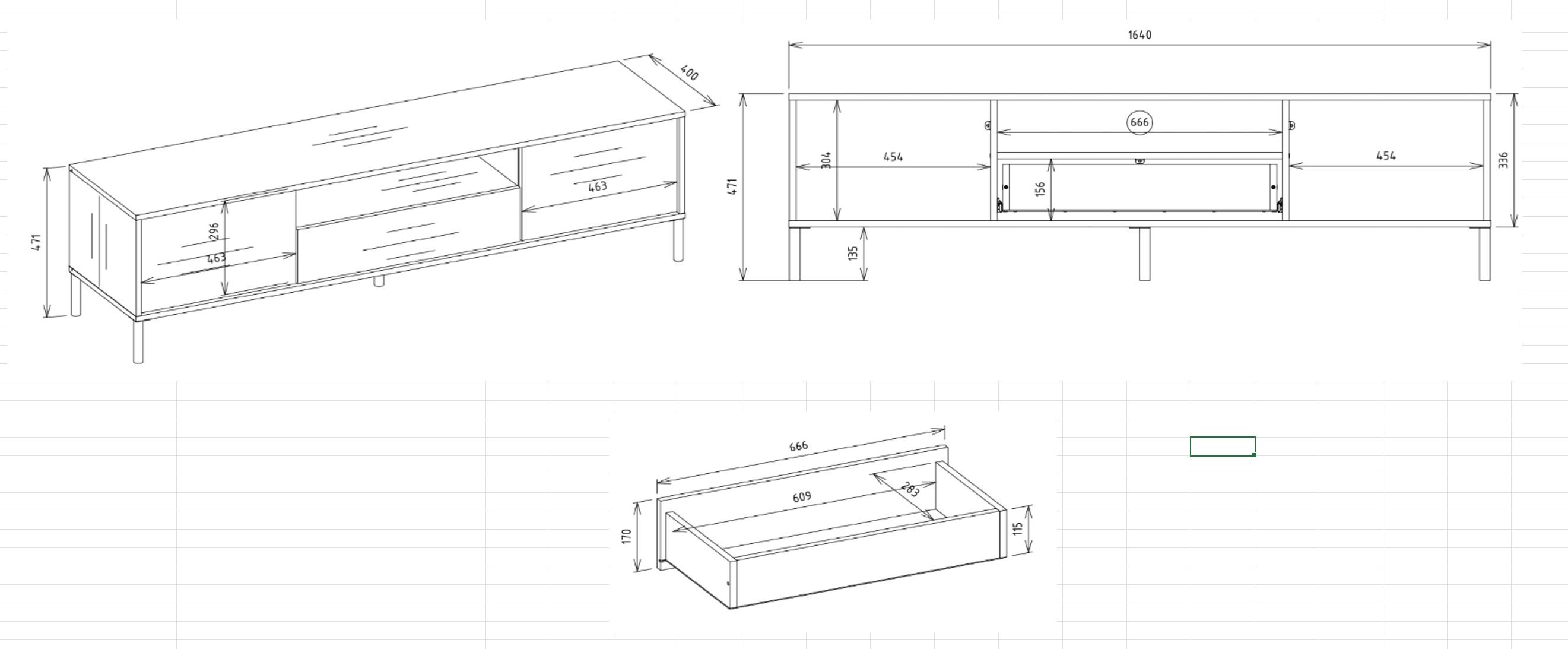 Mueble TV Orlsone 100 (Cachemira)