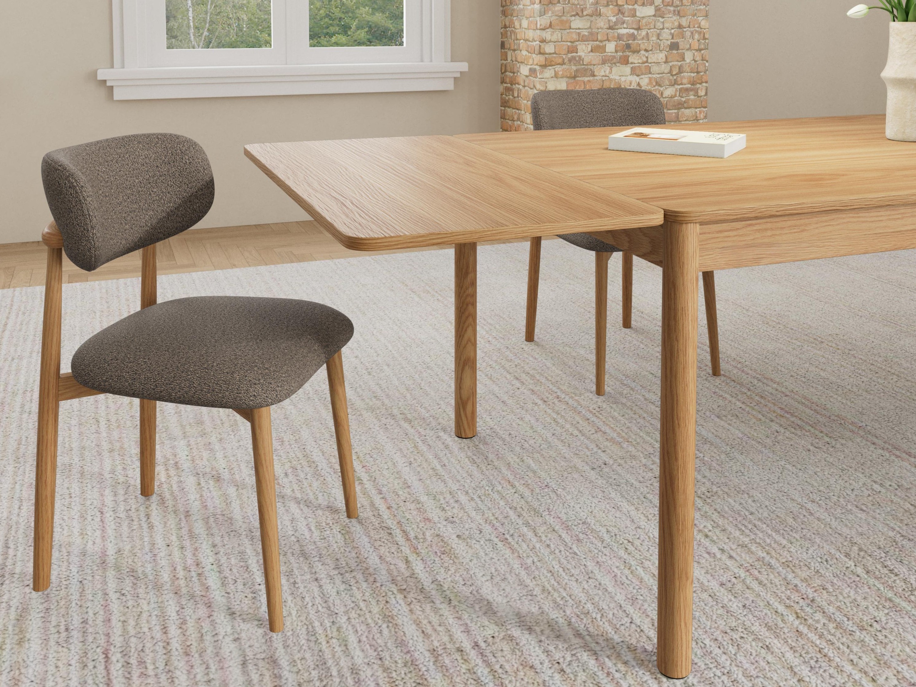 Silla Norsica 1060 (Roble + Taupe)