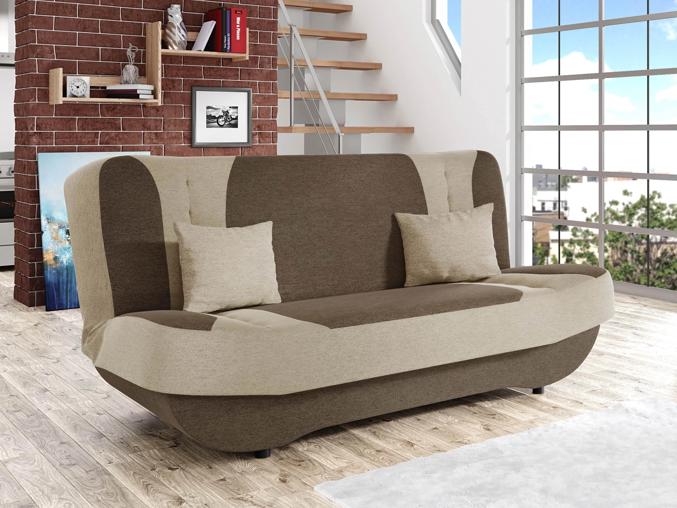 Sofá cama Comfivo Cervus (Matana 19 + Matana 17)