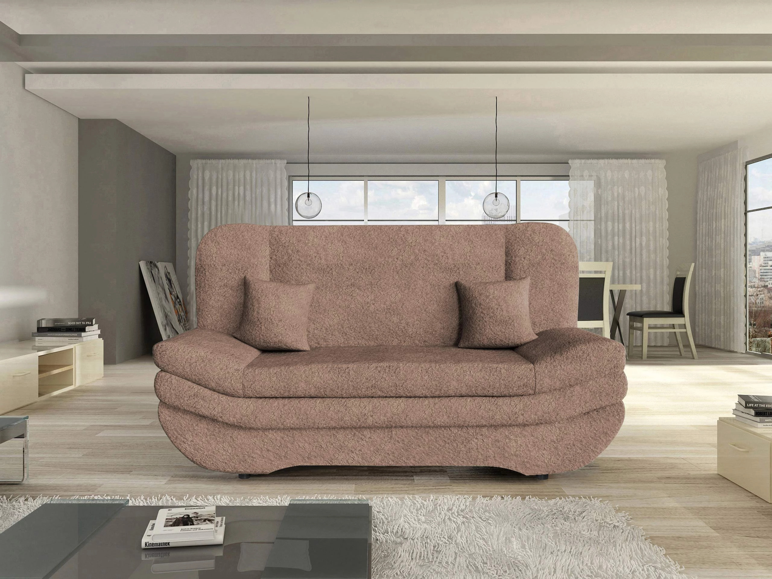 Sofá cama Comfivo Silva (Coral 45)
