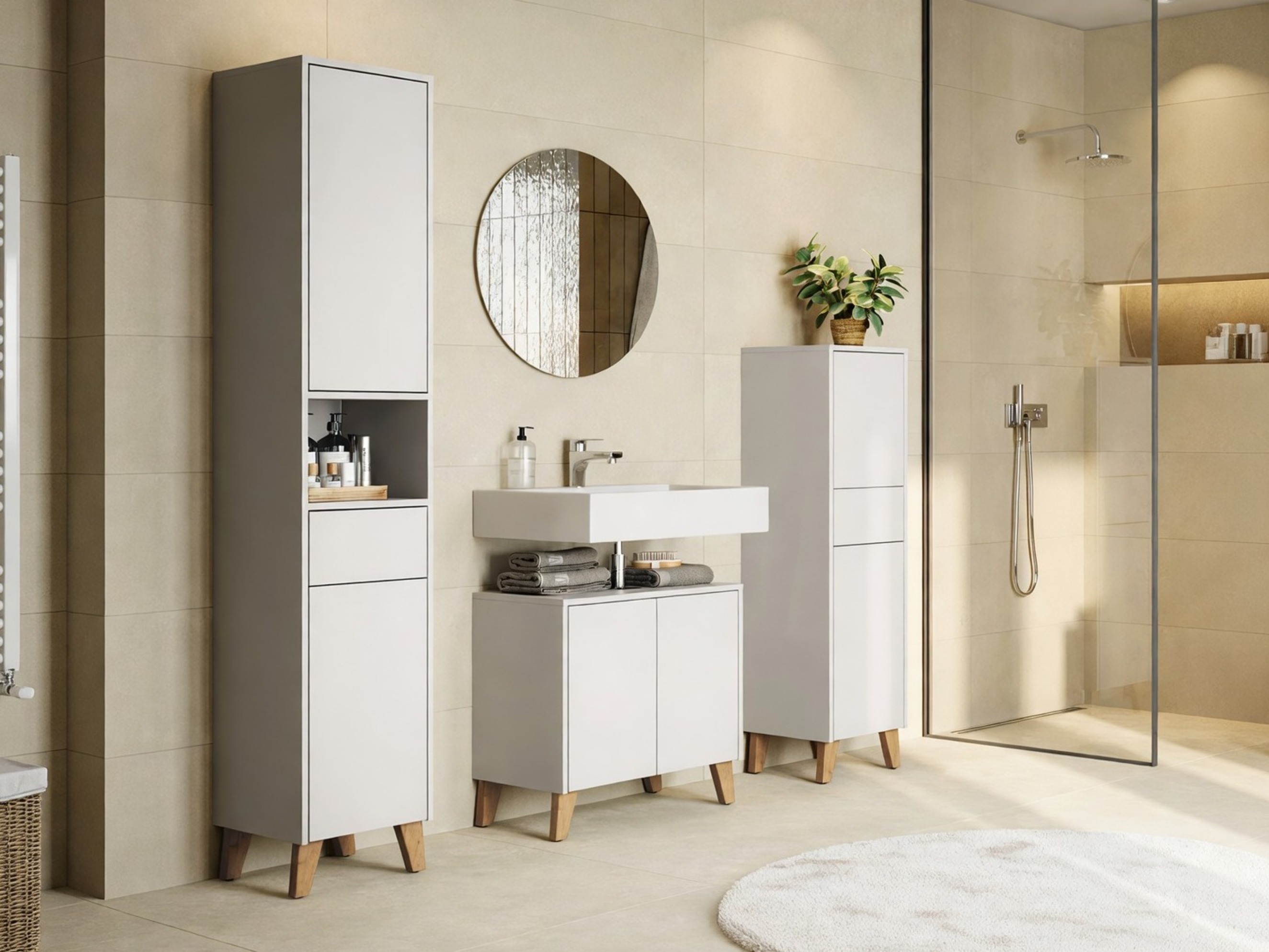 Conjunto de mueble de baño Voseri 109