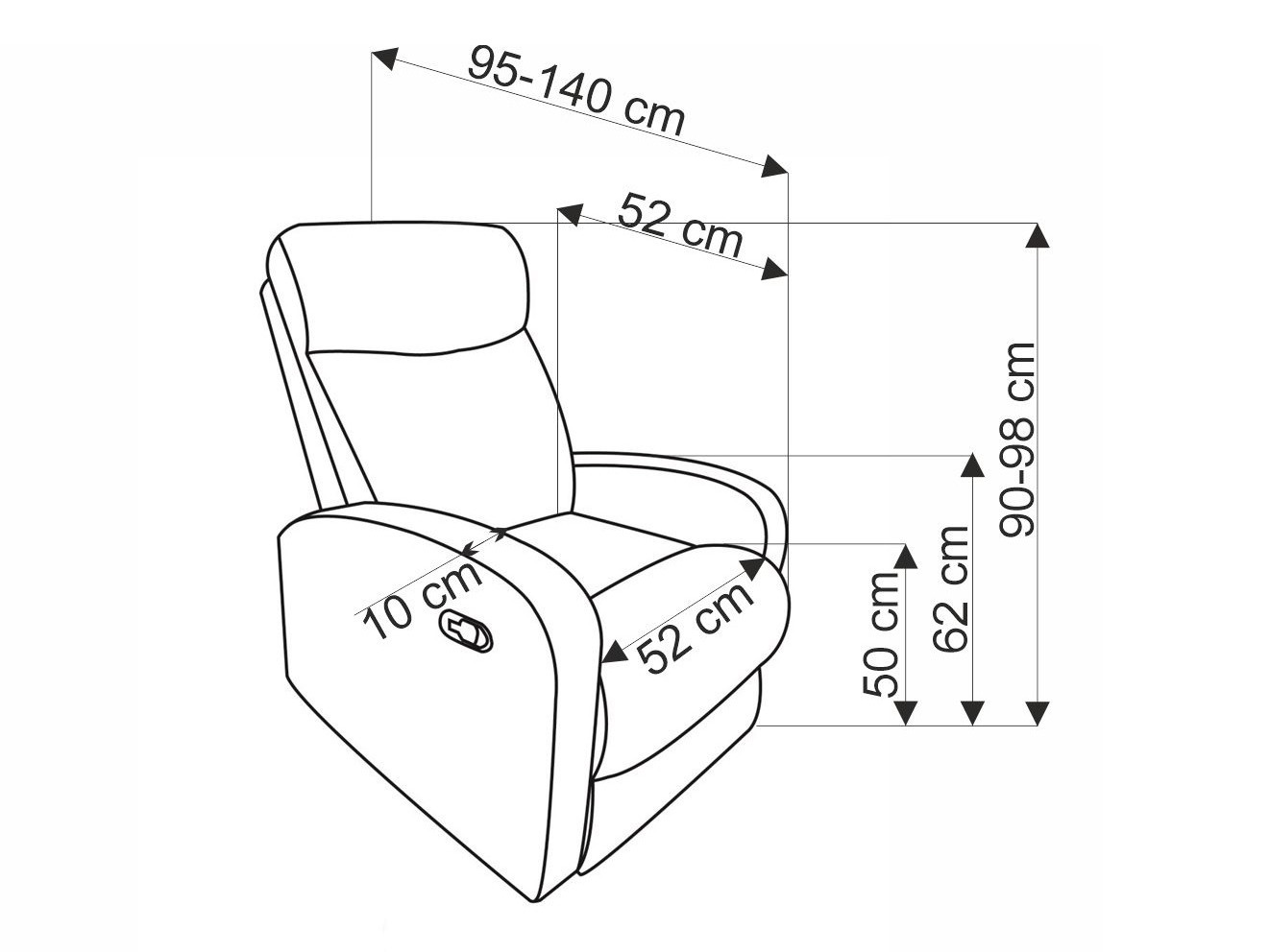Sillón reclinable SP6700