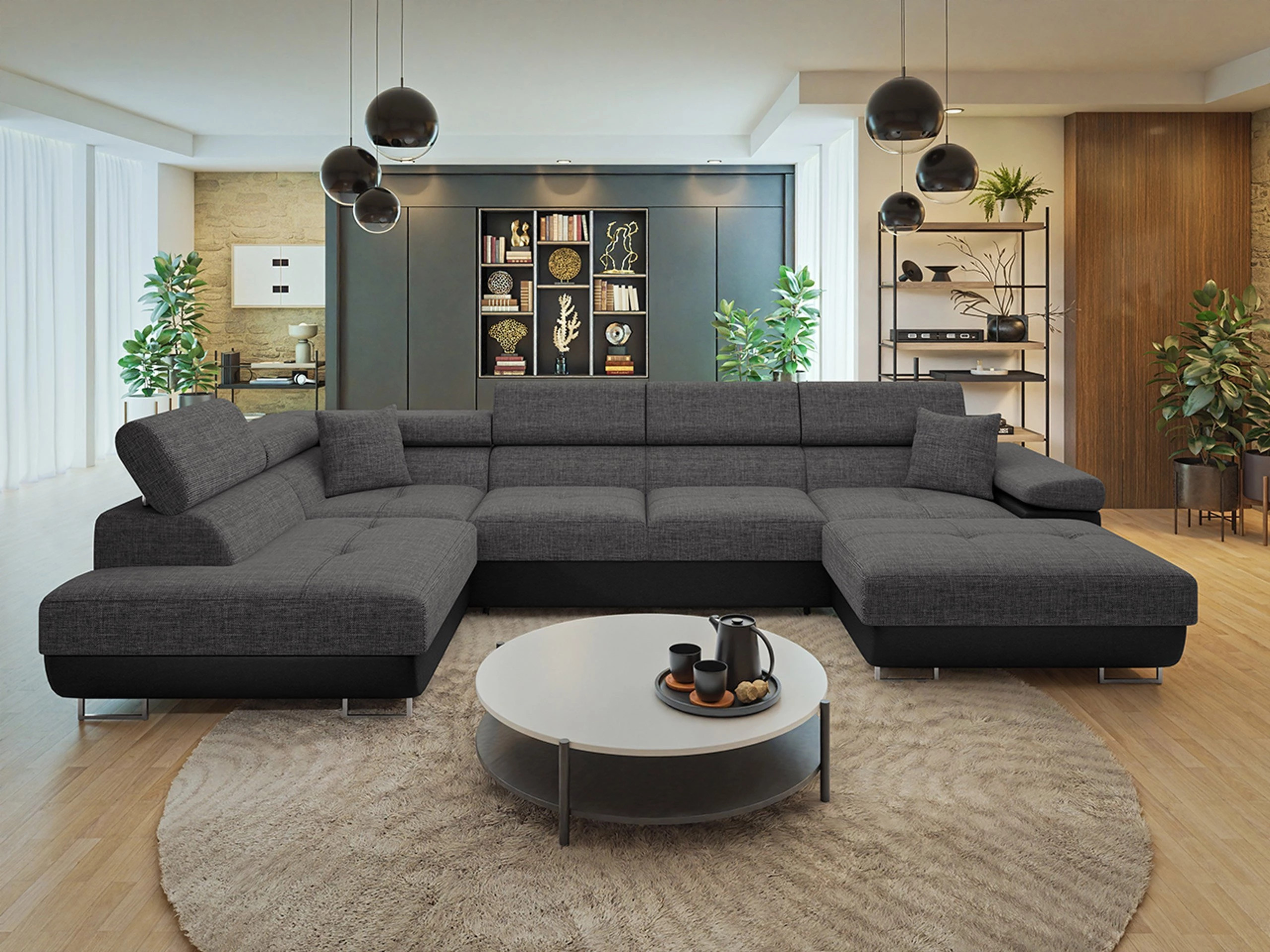 Sofá rinconero Comfivo Vinetum III (Soft 011 + Lux 06)