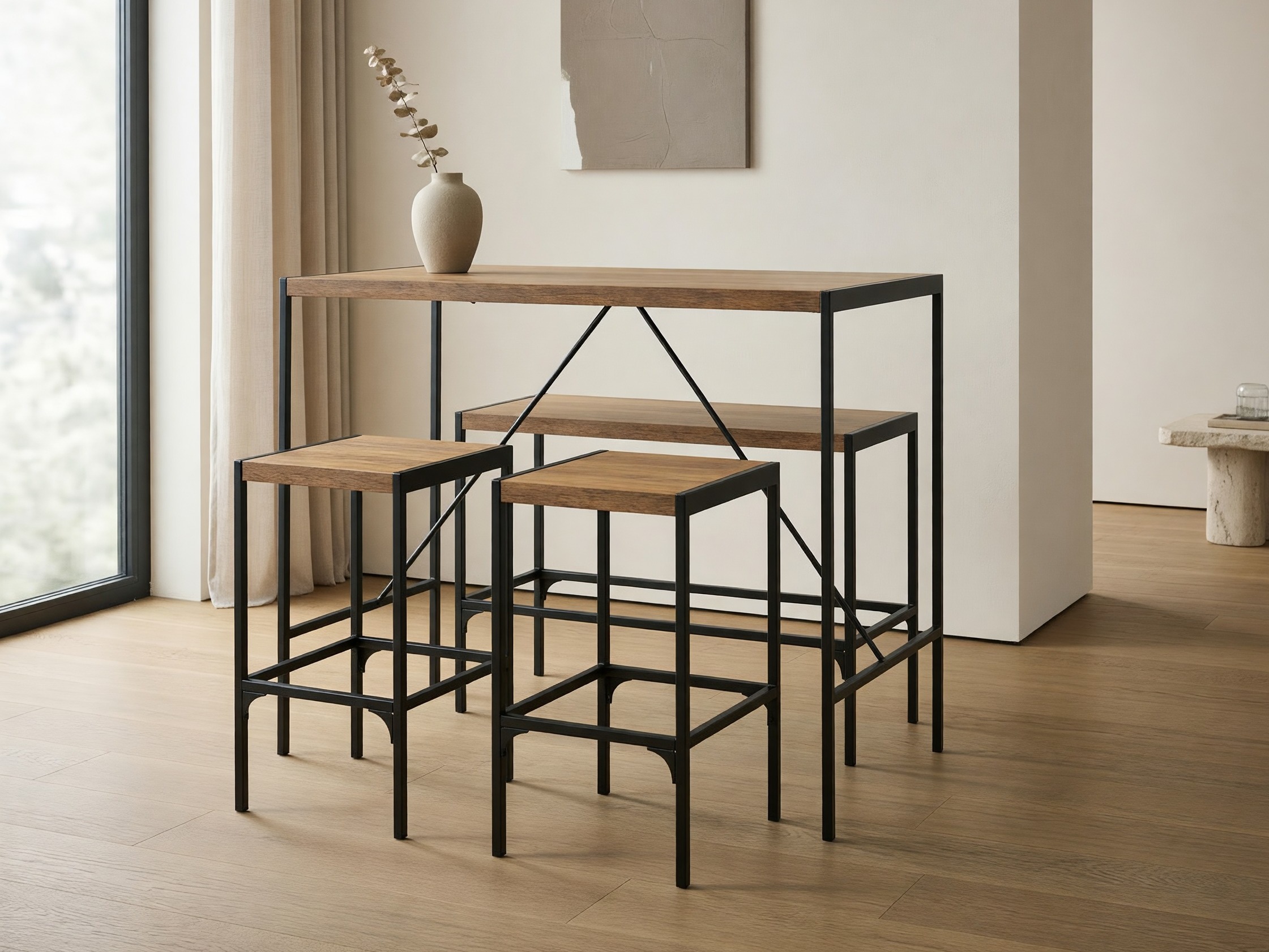 Conjunto de mesas y sillas para comedor Norsica 846