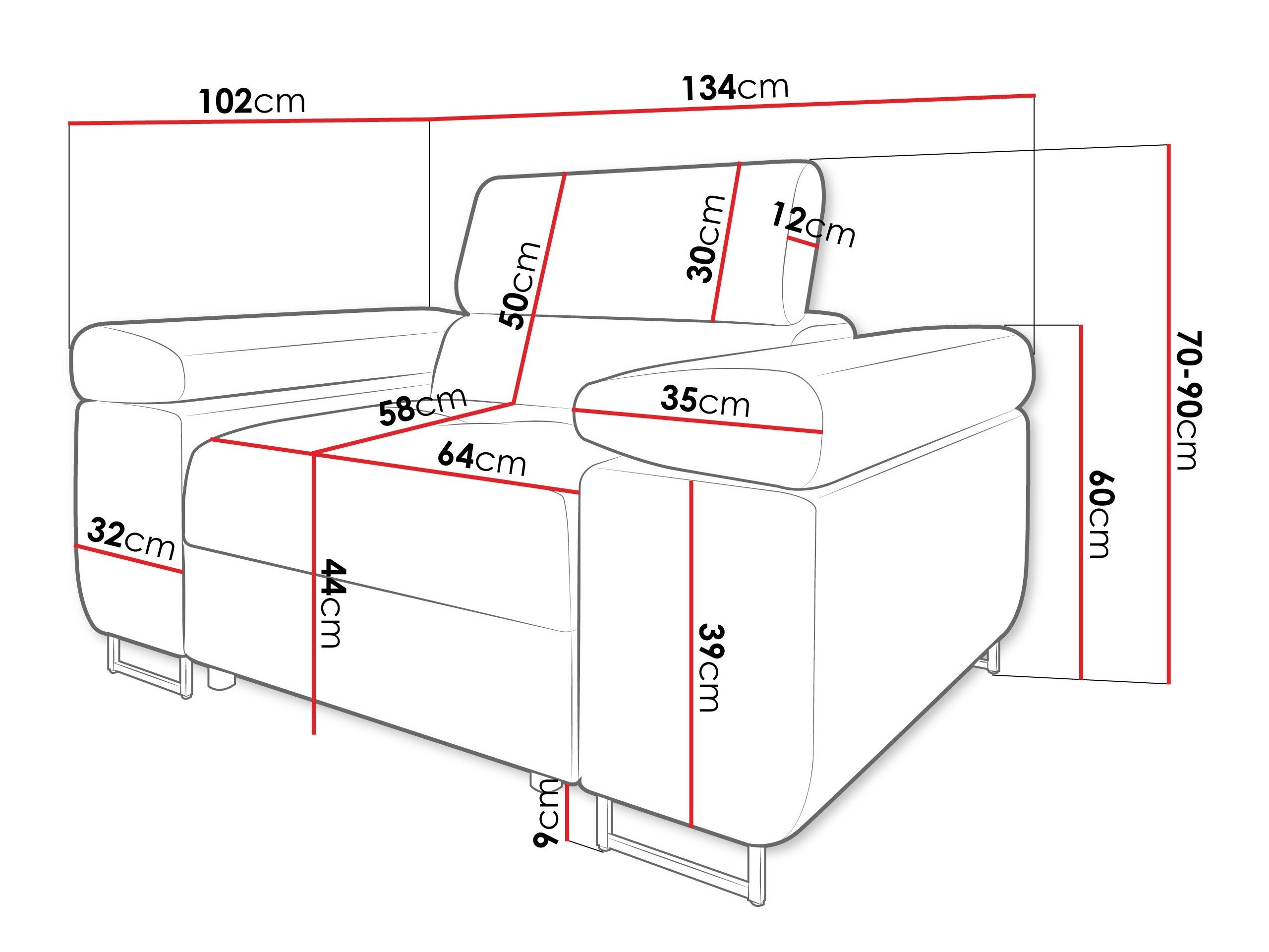 Sillón Comfivo Vinetum (Margo 227.09)