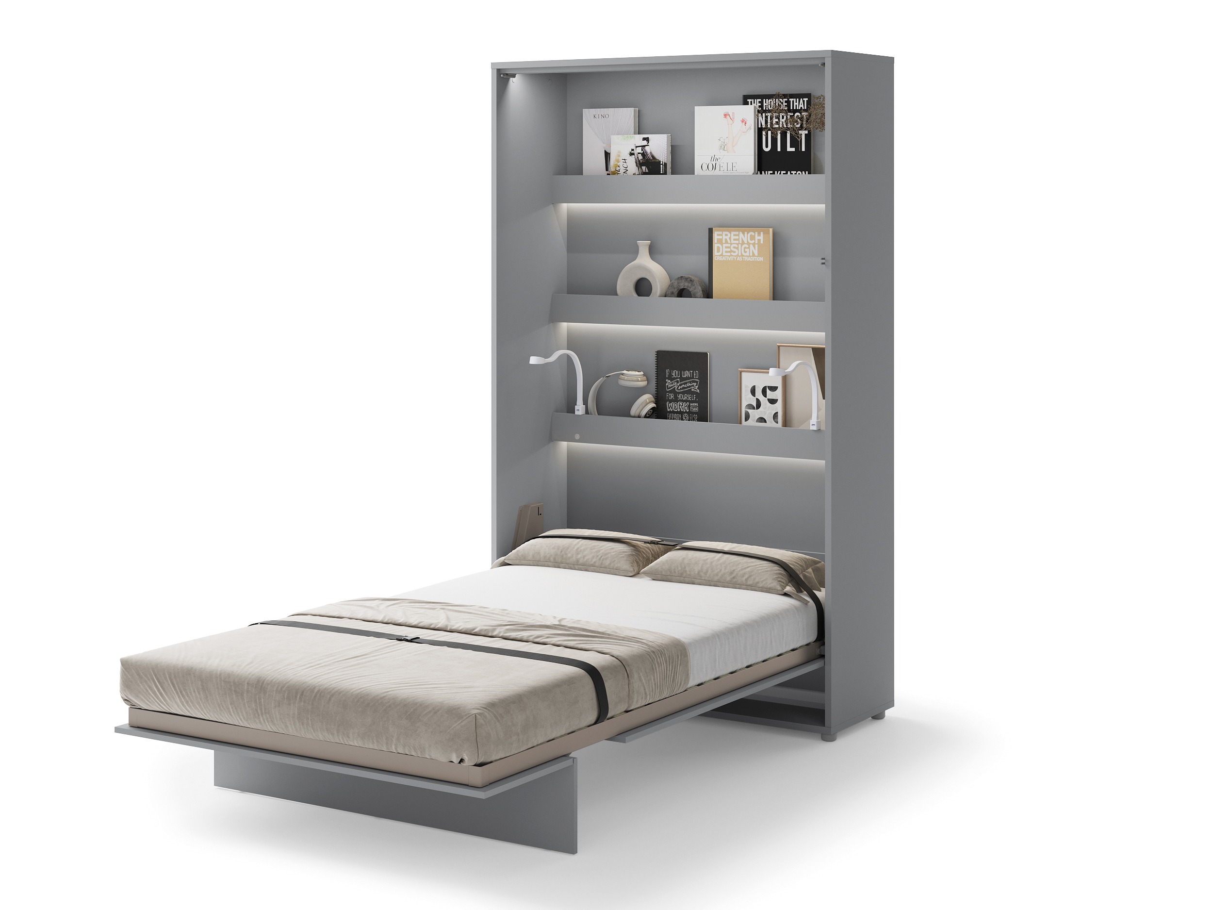 Cama plegable Concept Pro Lenart (Gris)
