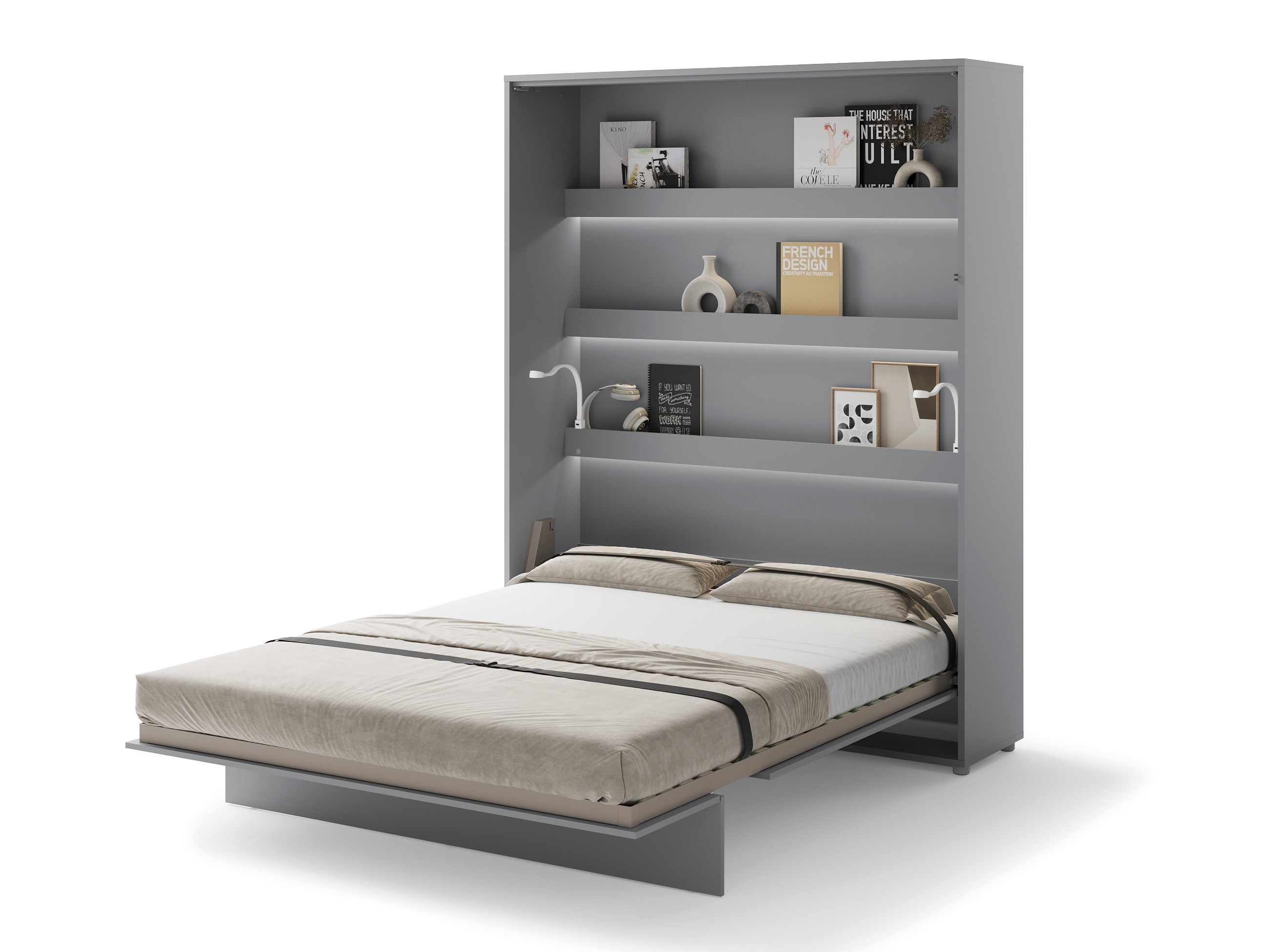 Cama plegable Concept Pro Lenart (Gris)