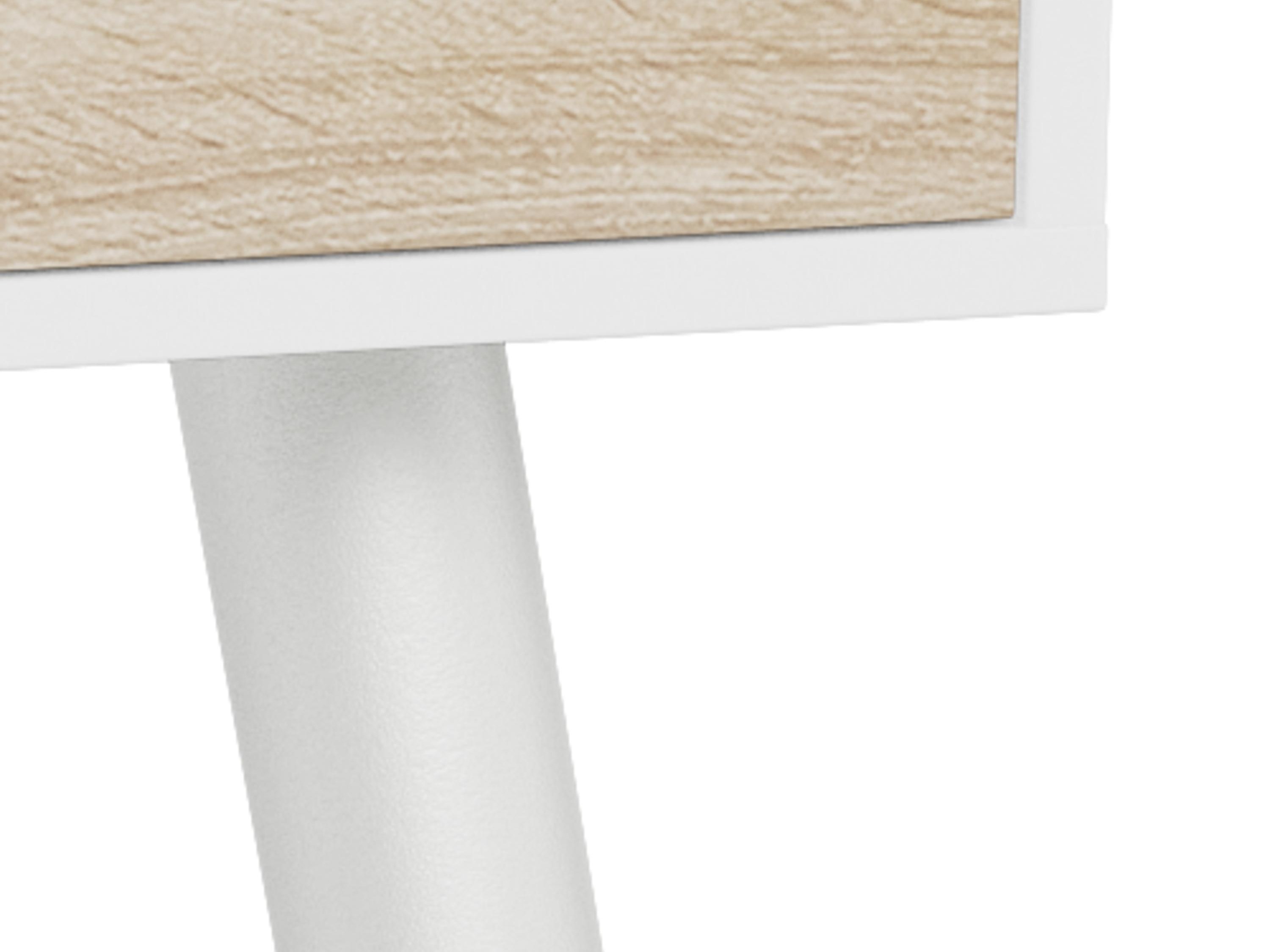 Escritorio Norsica 113 (Blanco + Roble)