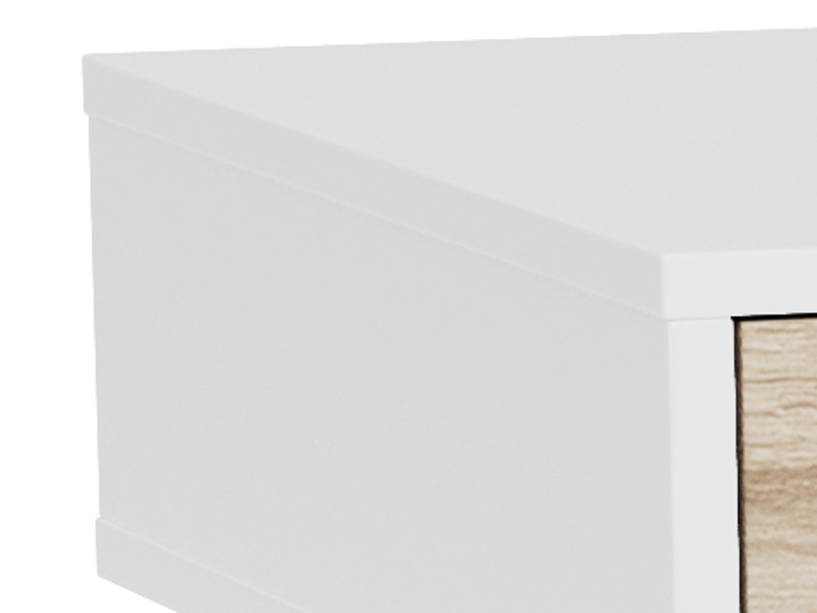 Mesa de oficina Norsica 113 (Blanco + Roble)