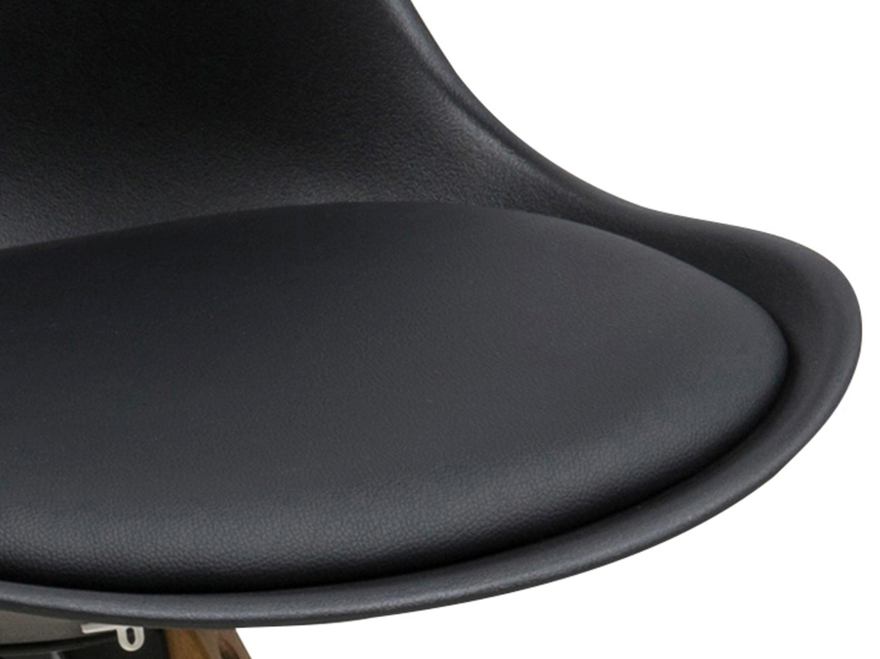 Silla Norsica 133 (Negro + Luminoso madera)