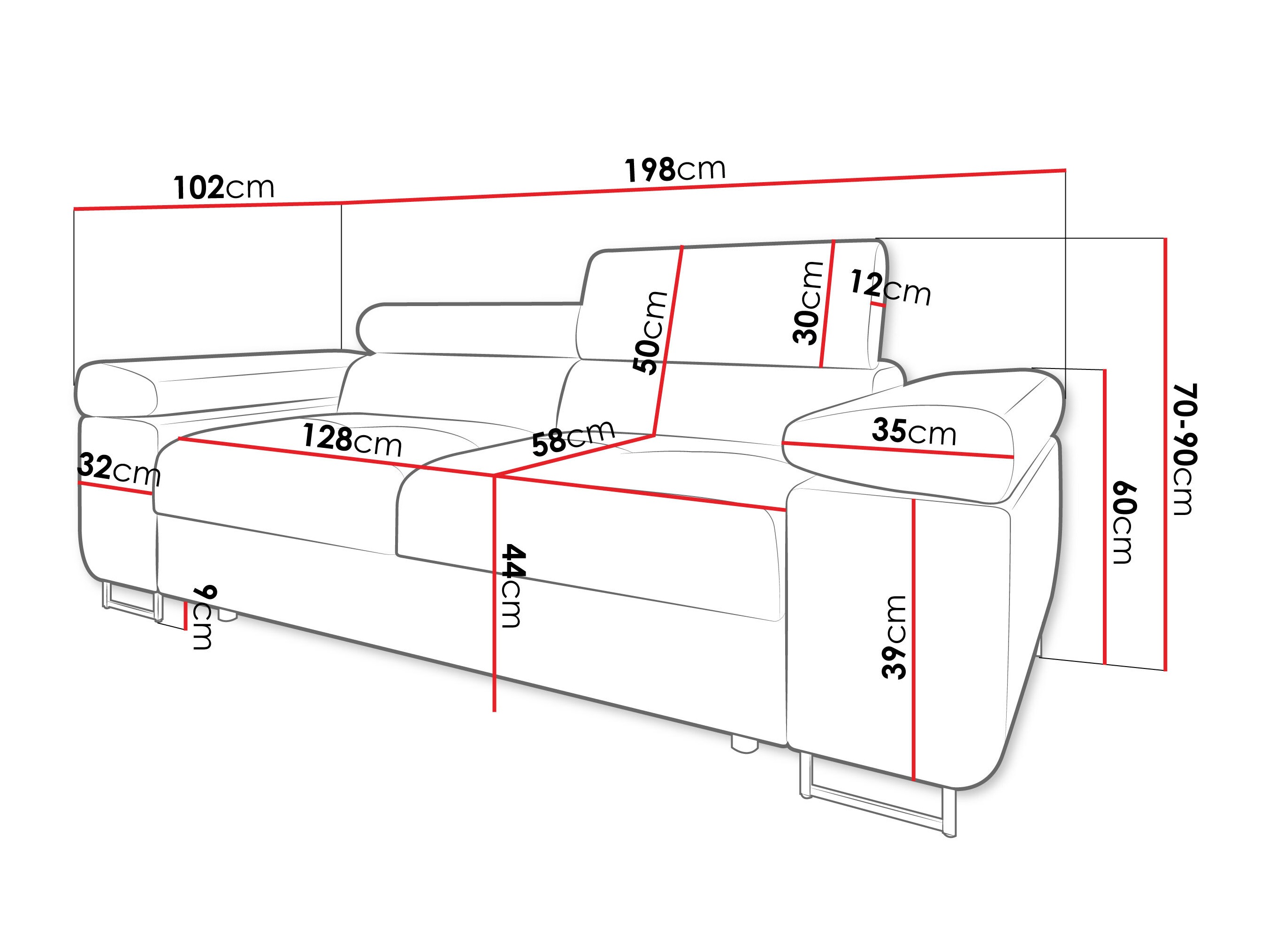 Sofá Comfivo Vinetum II (Manila 16)