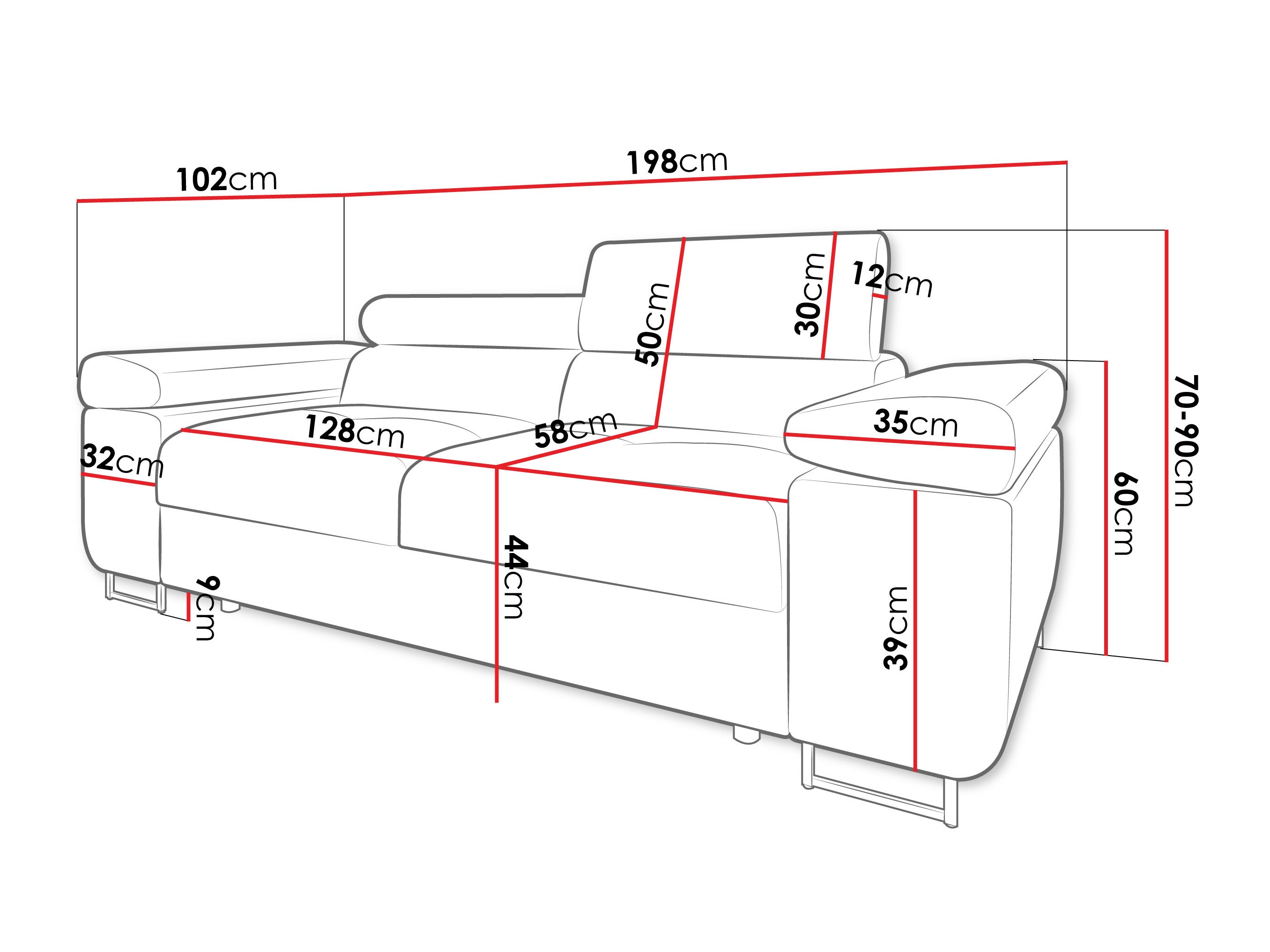 Sofá Comfivo Vinetum II (Poso 05)