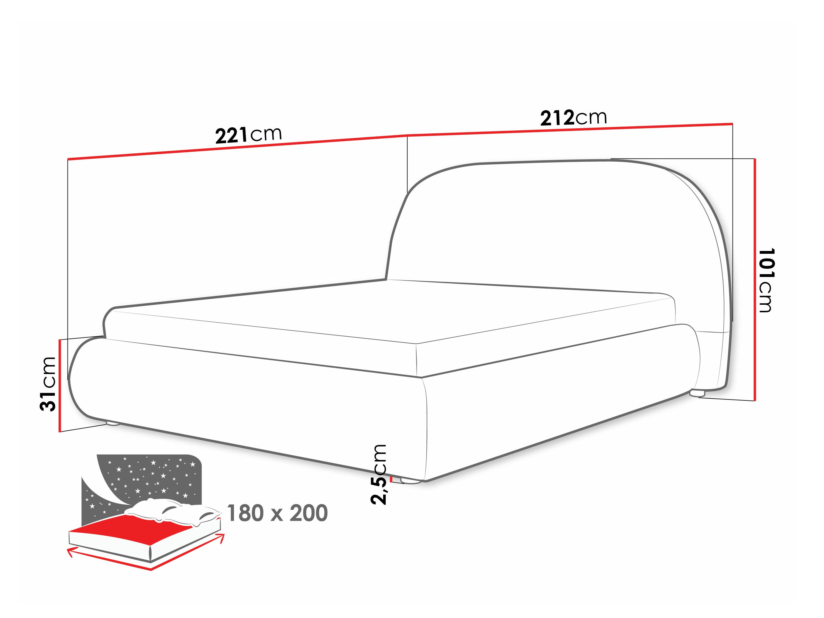 Cama SP6705