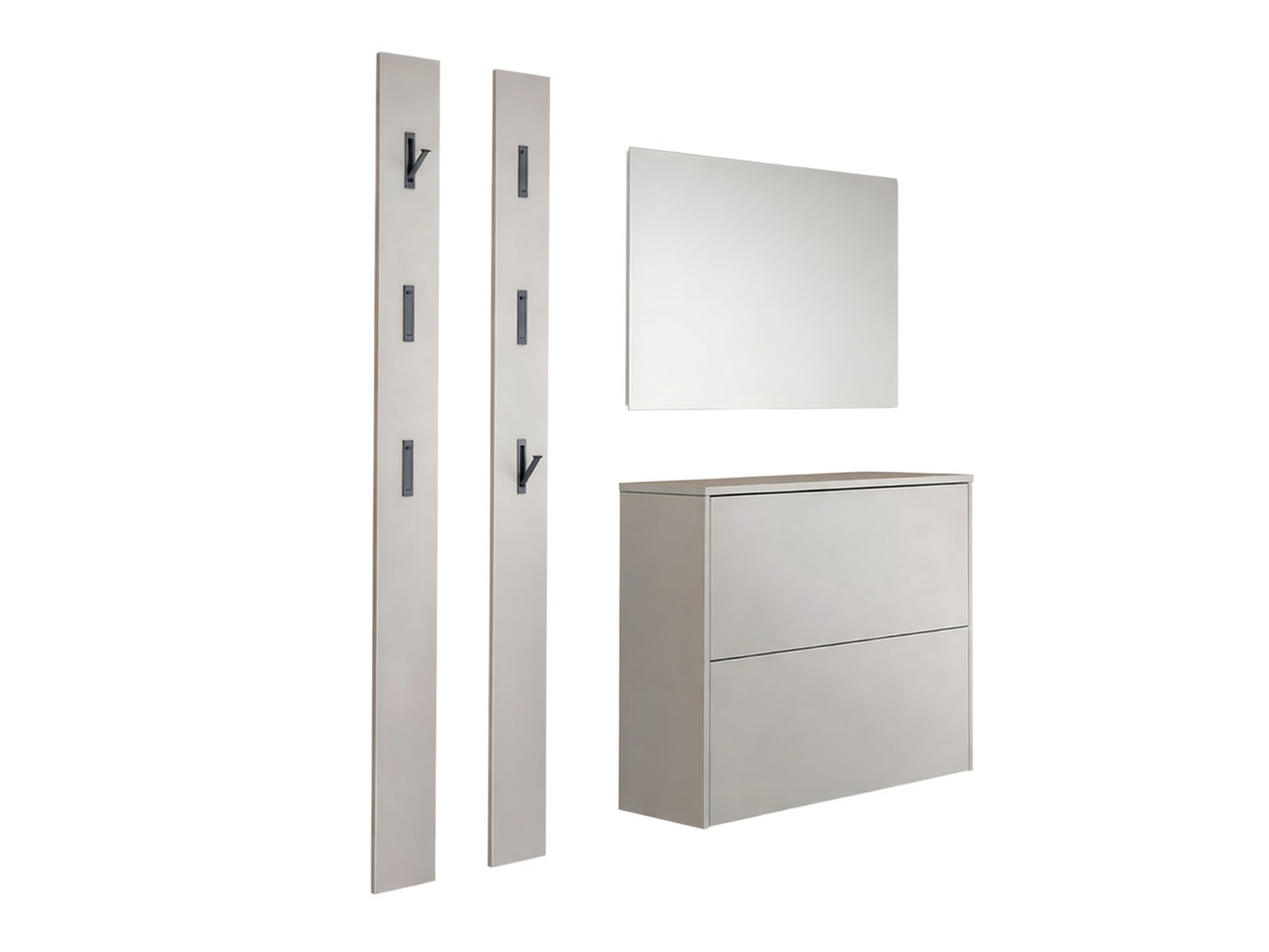 Conjunto para recibidor Levfena 103 (Cachemira + Navarra roble + Blanco)