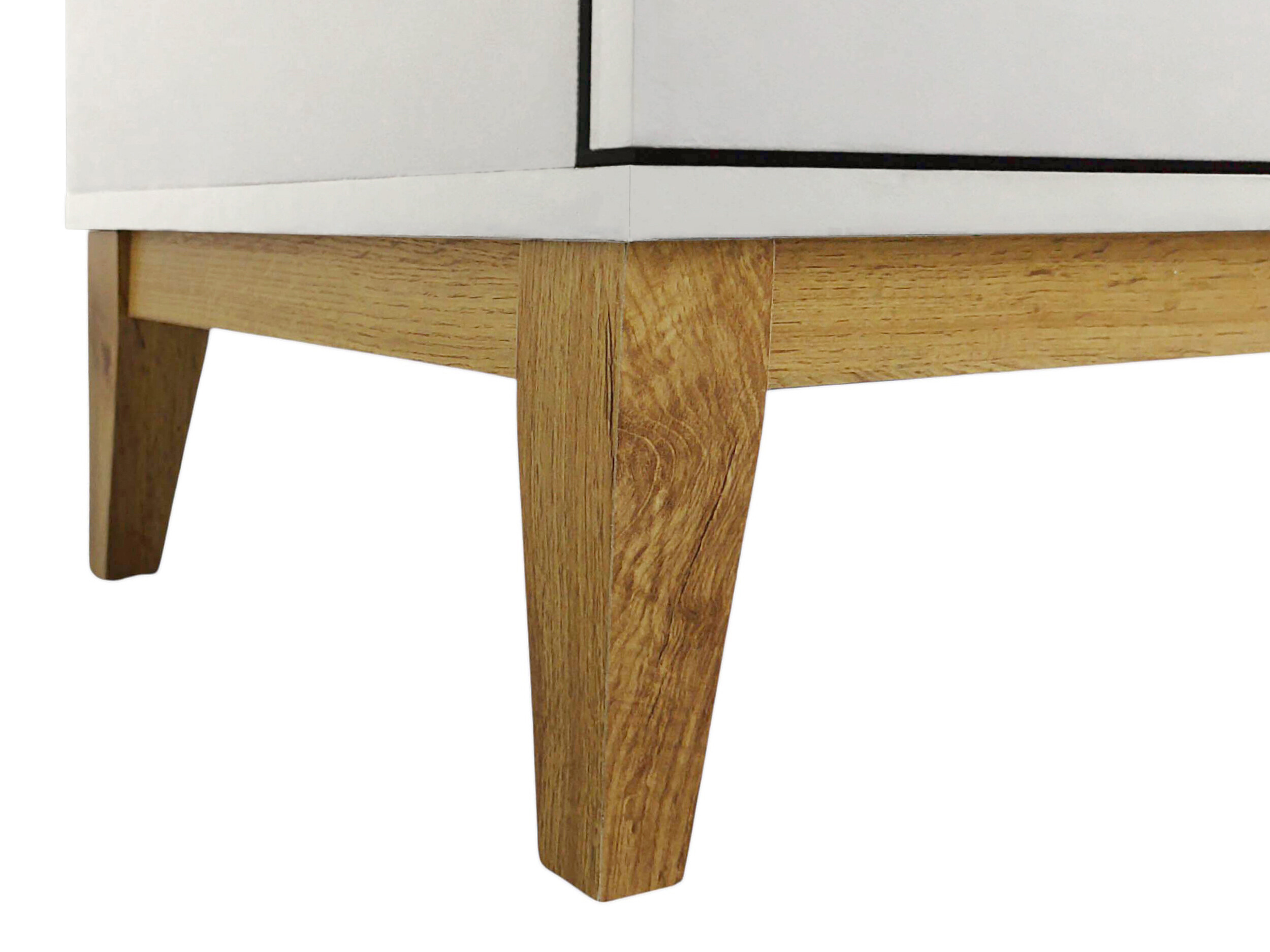 Aparador Felmelo 102 (Blanco + Roble wotan)