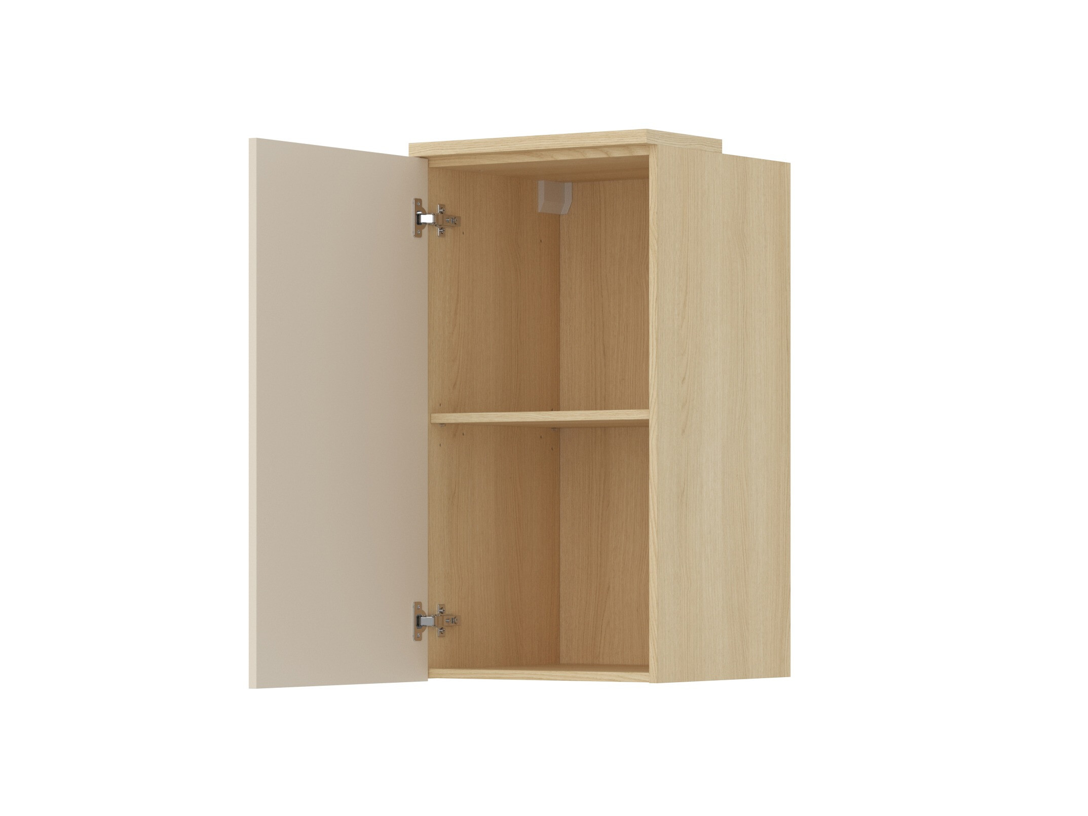 Armario de pared Nolcala 102 (Roble + Beige)