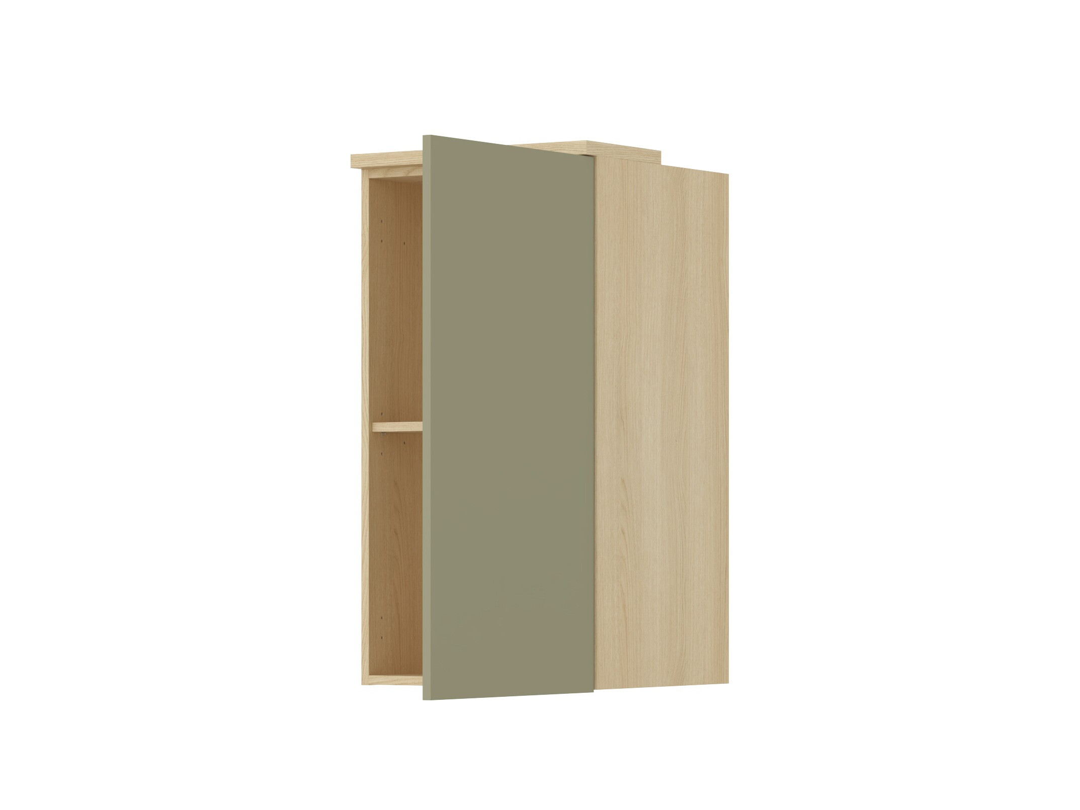 Armario de pared Nolcala 102 (Roble + Eucalipto)