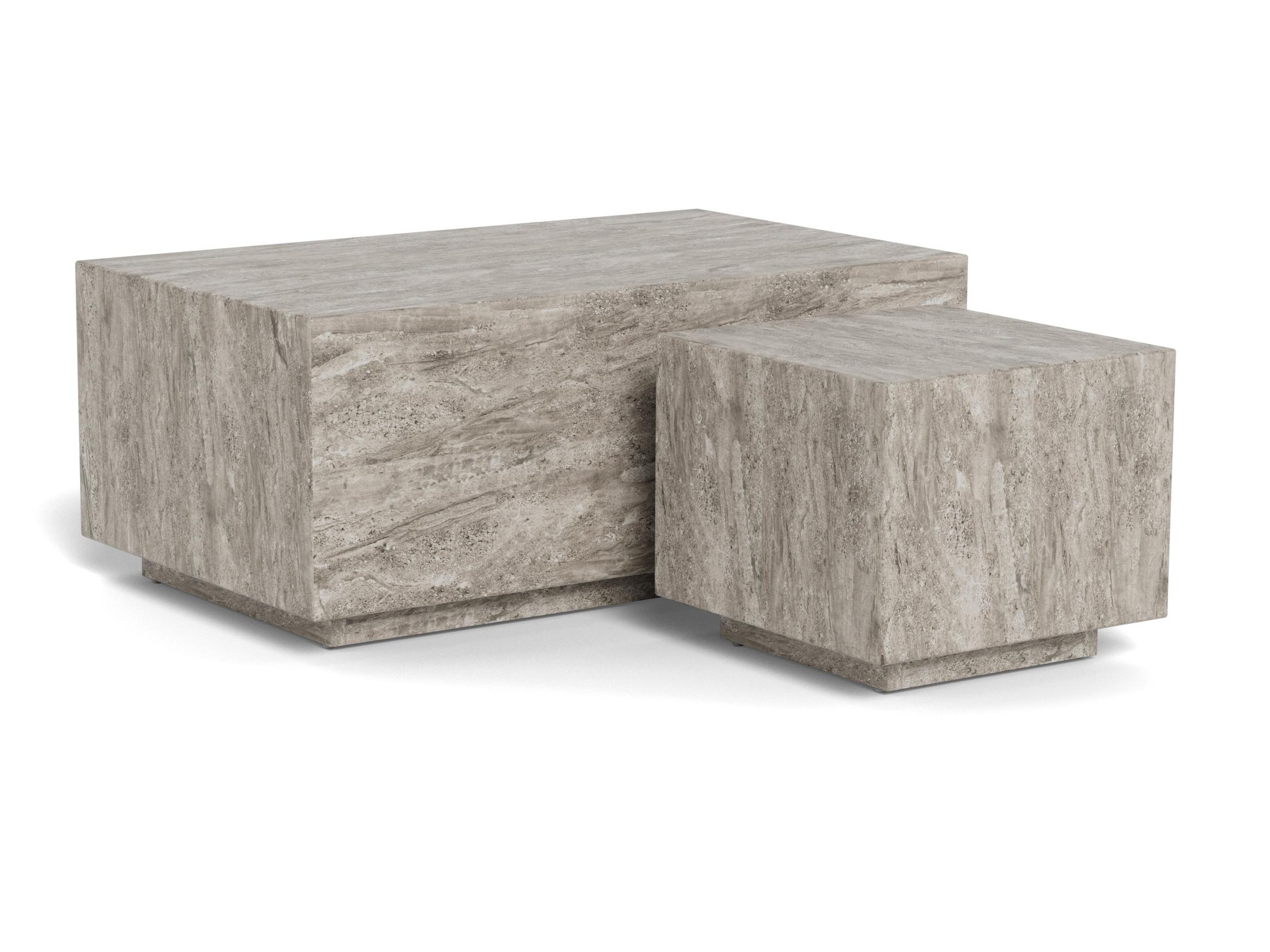 Conjunto mesa de centro Norsica 894 (Mármol gris)