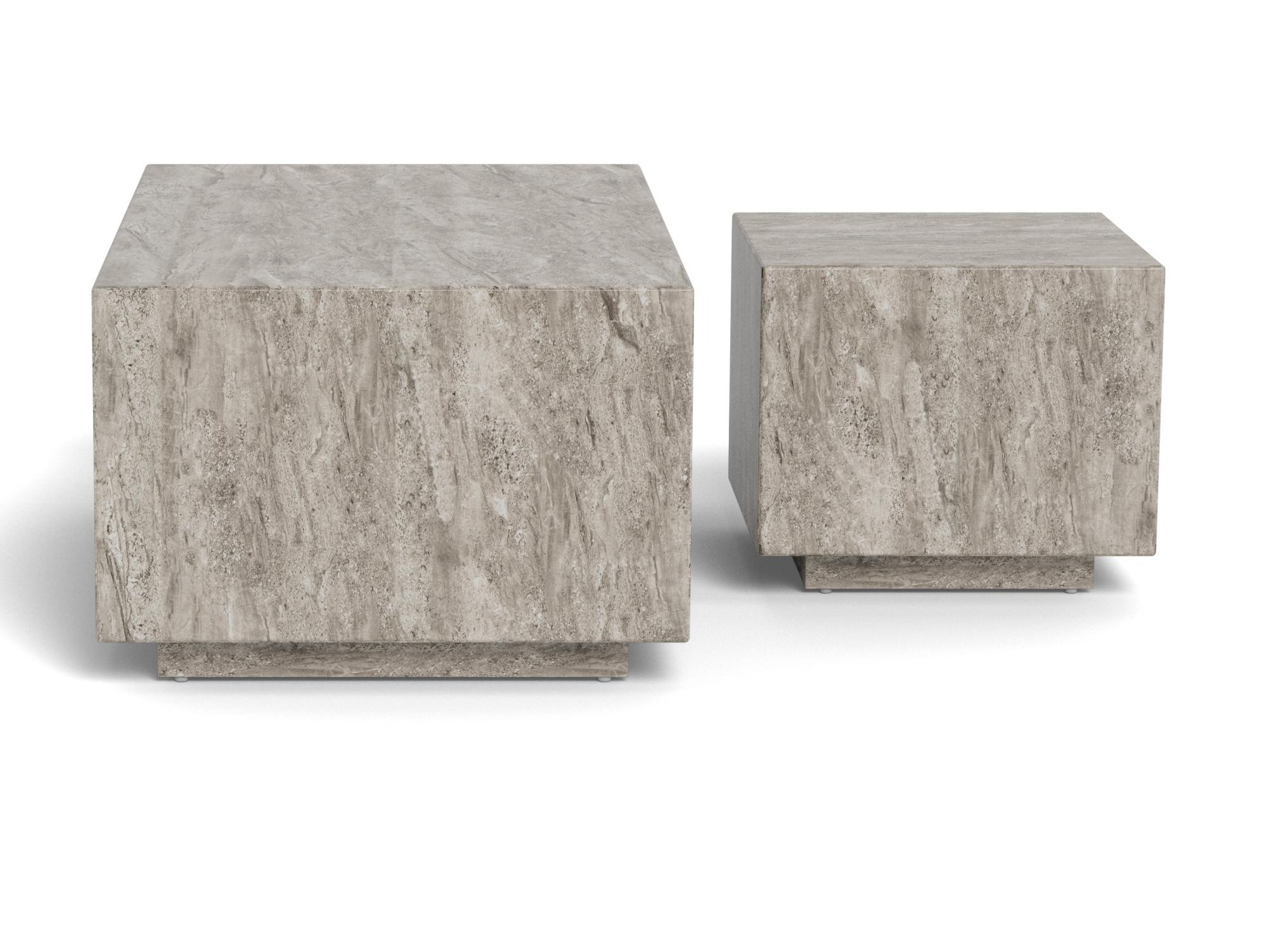 Conjunto mesa de centro Norsica 894 (Mármol gris)