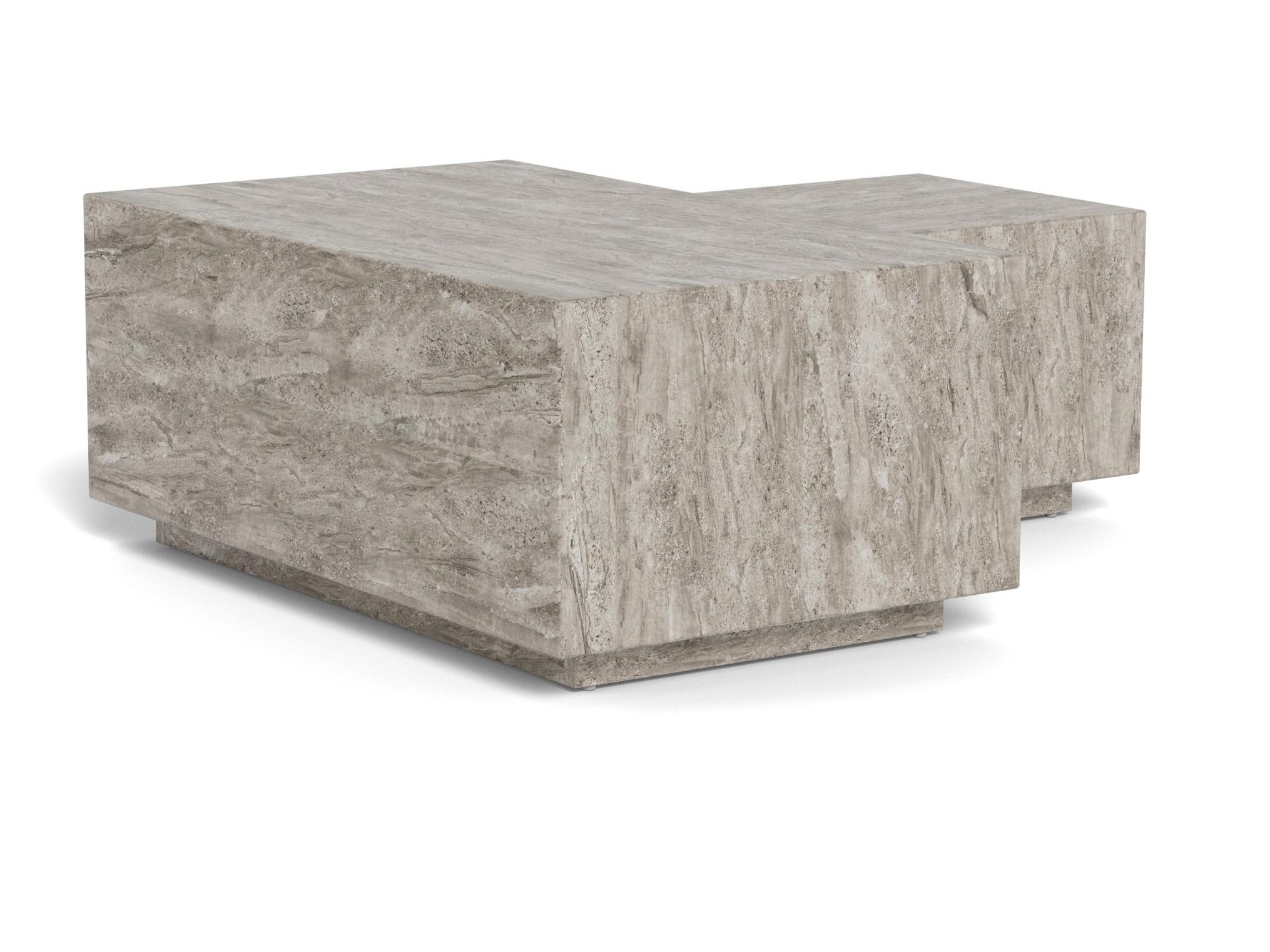 Conjunto mesa de centro Norsica 894 (Mármol gris)