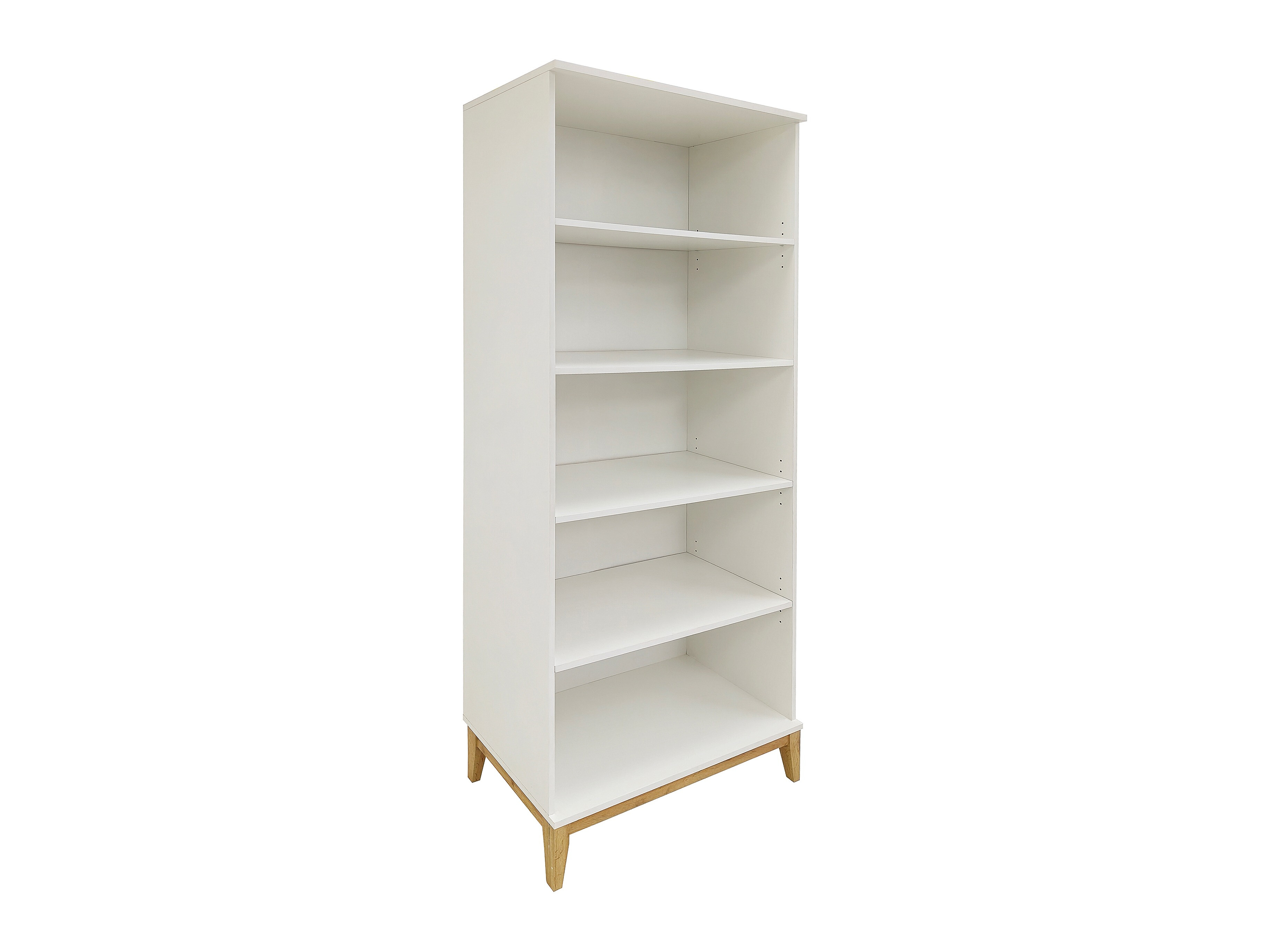 Estantería Felmelo 101 (Blanco + Roble wotan)