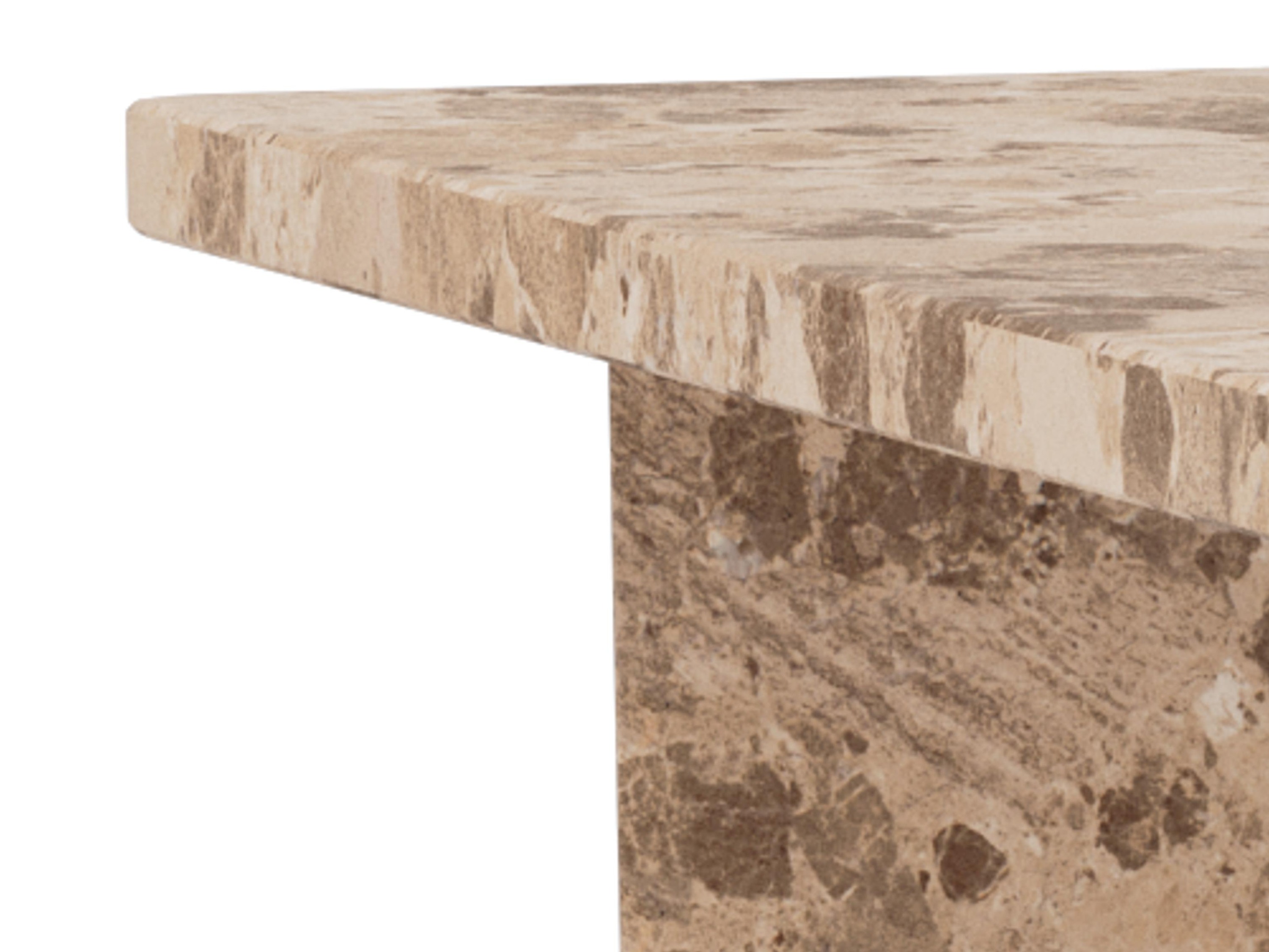 Mesa de centro Norsica 971 (De color marrón claro)