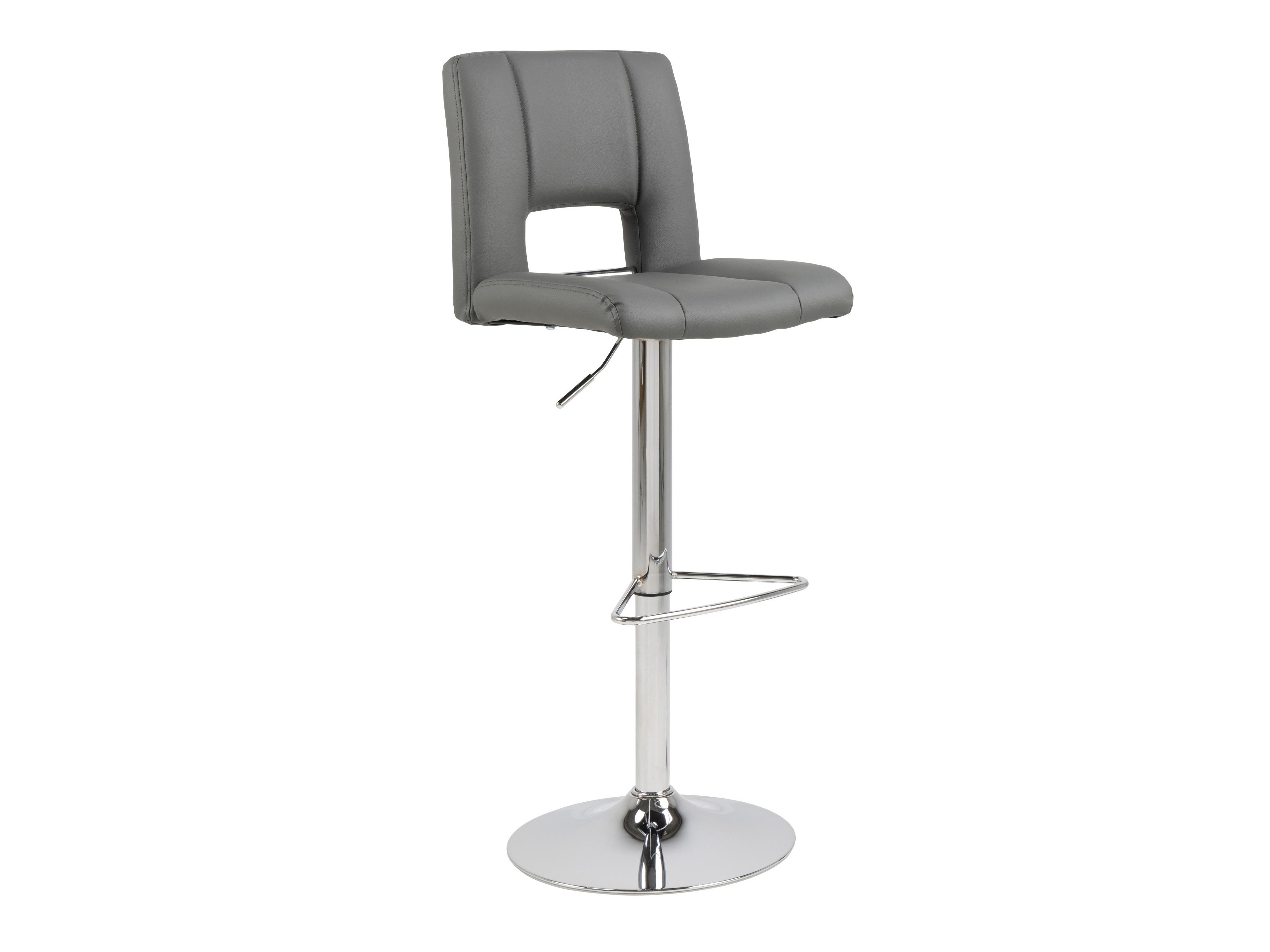 Taburete alto Norsica 145 (Gris + Plata)