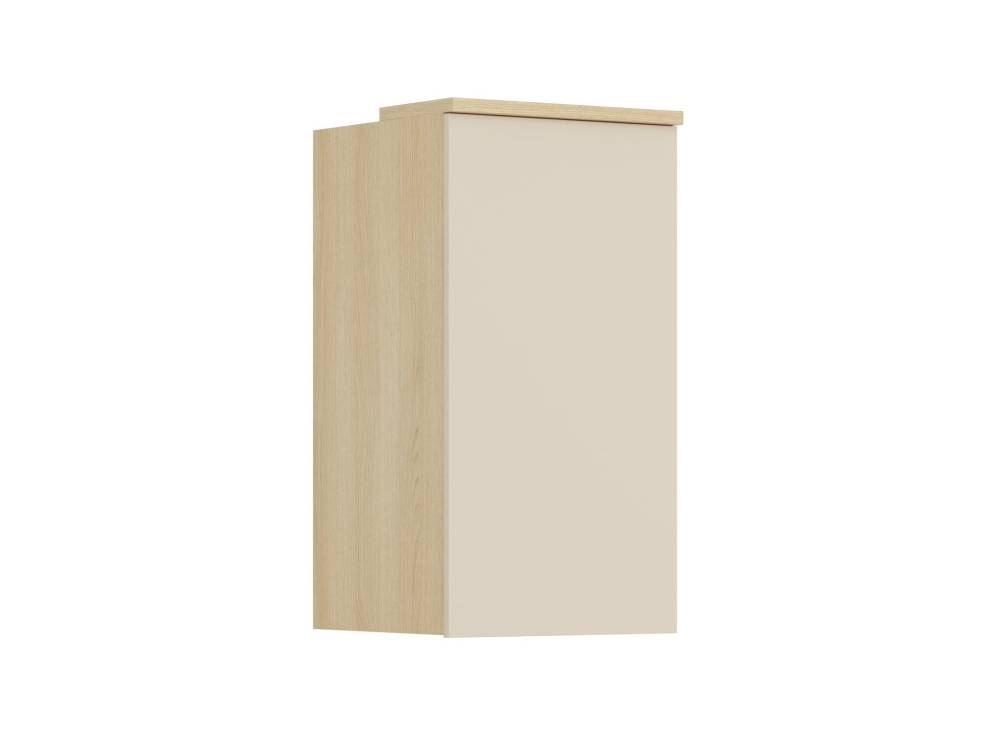 Armario de pared Nolcala 102 (Roble + Beige)