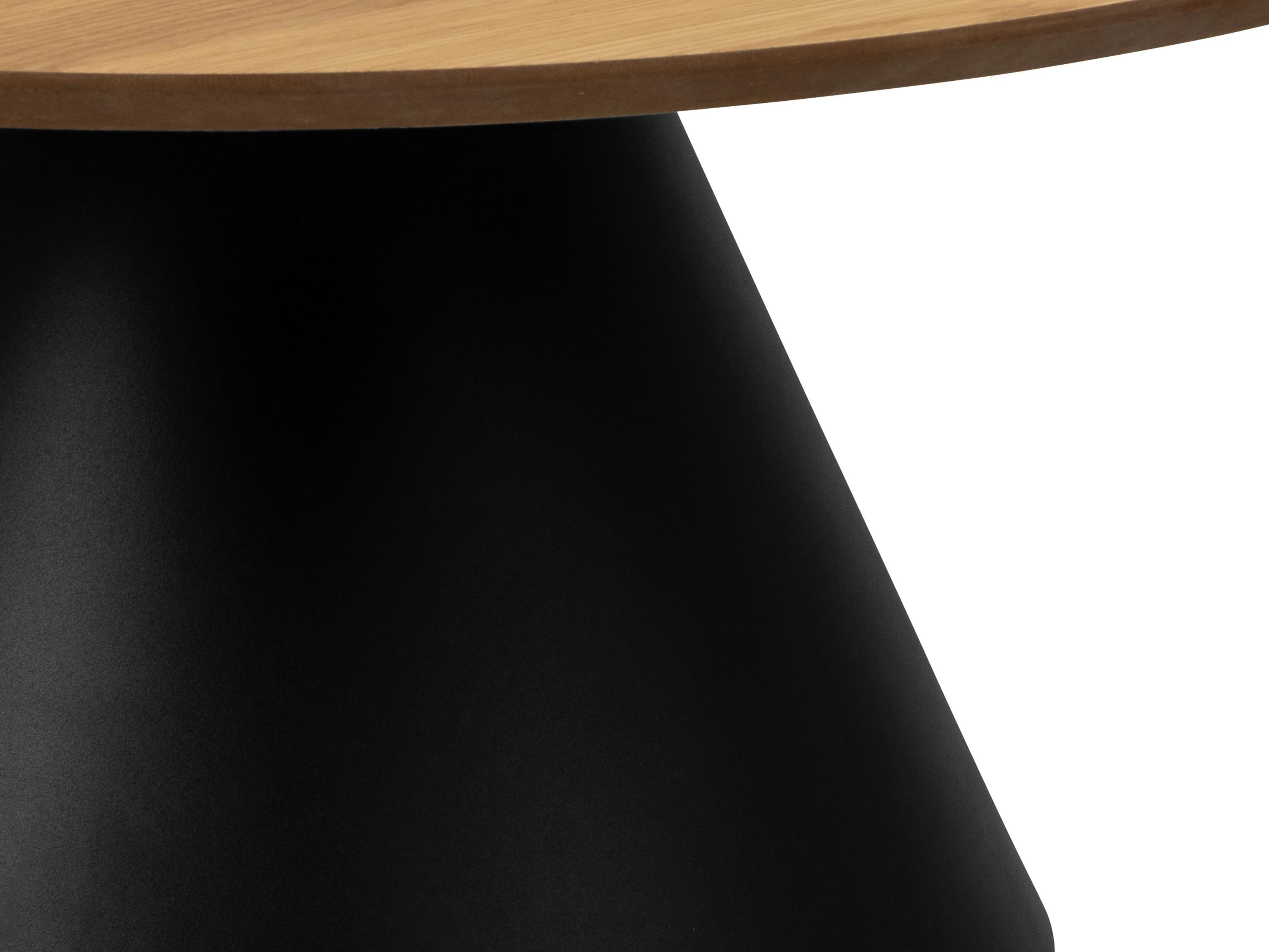 Mesa de centro Norsica 908 (Negro + Roble)