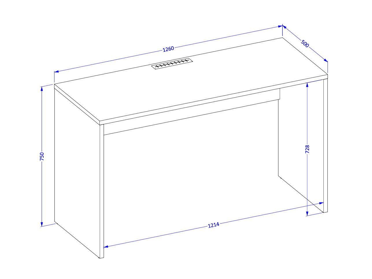 Mesa de oficina Nolcala 103