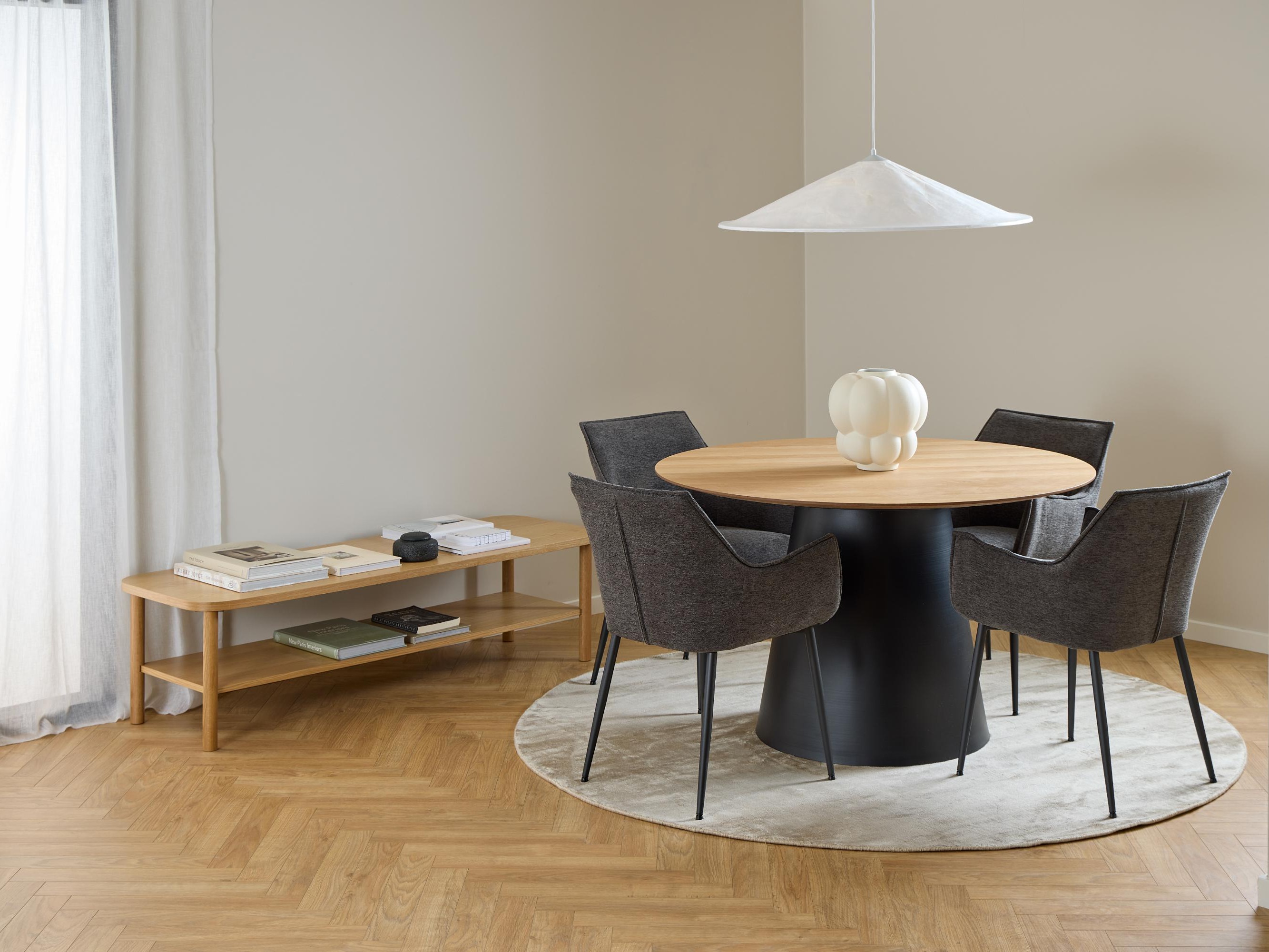 Mesa Norsica 909 (Negro + Roble)