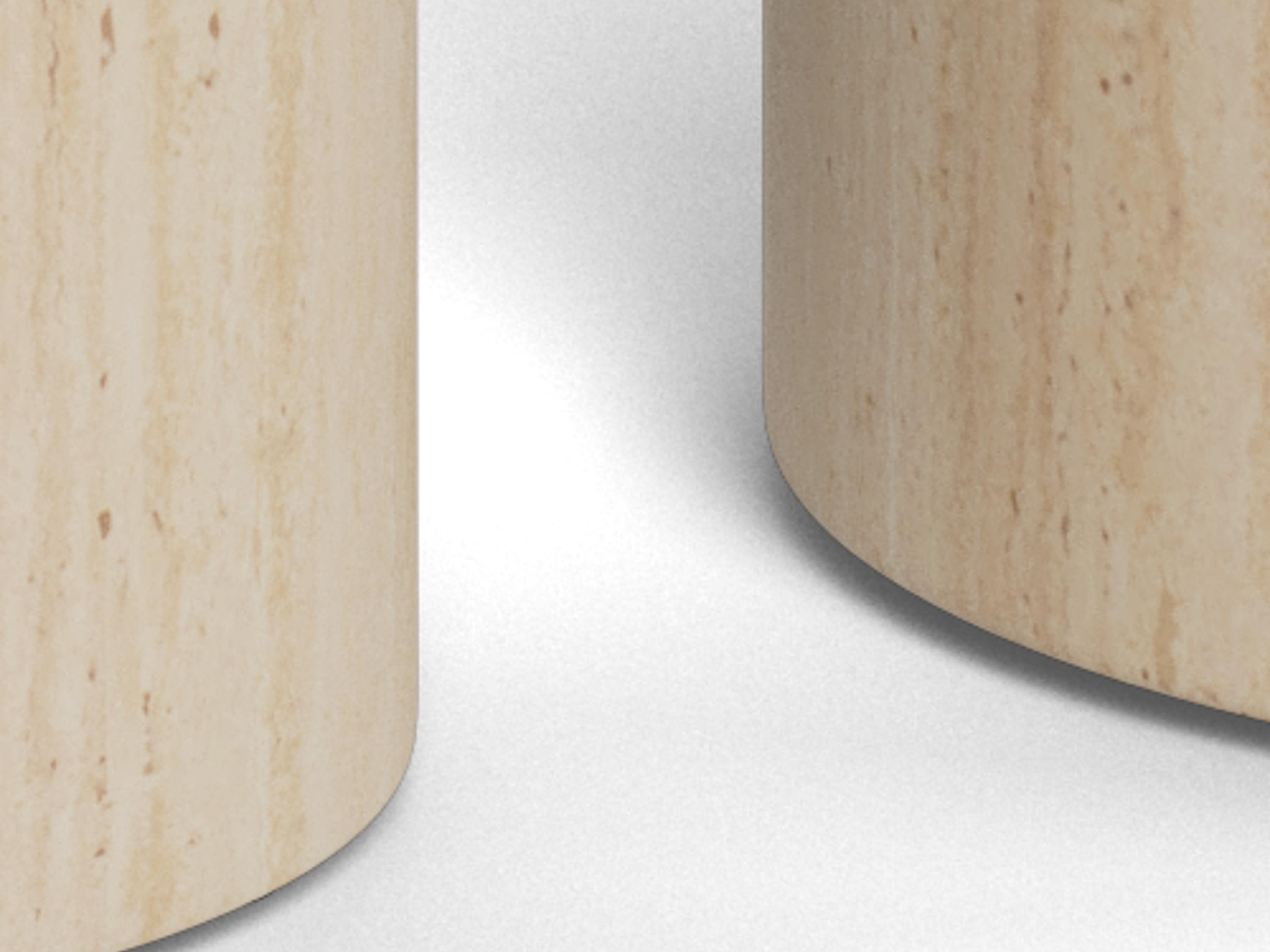 Conjunto de mesas auxiliares Norsica 912 (Beige)