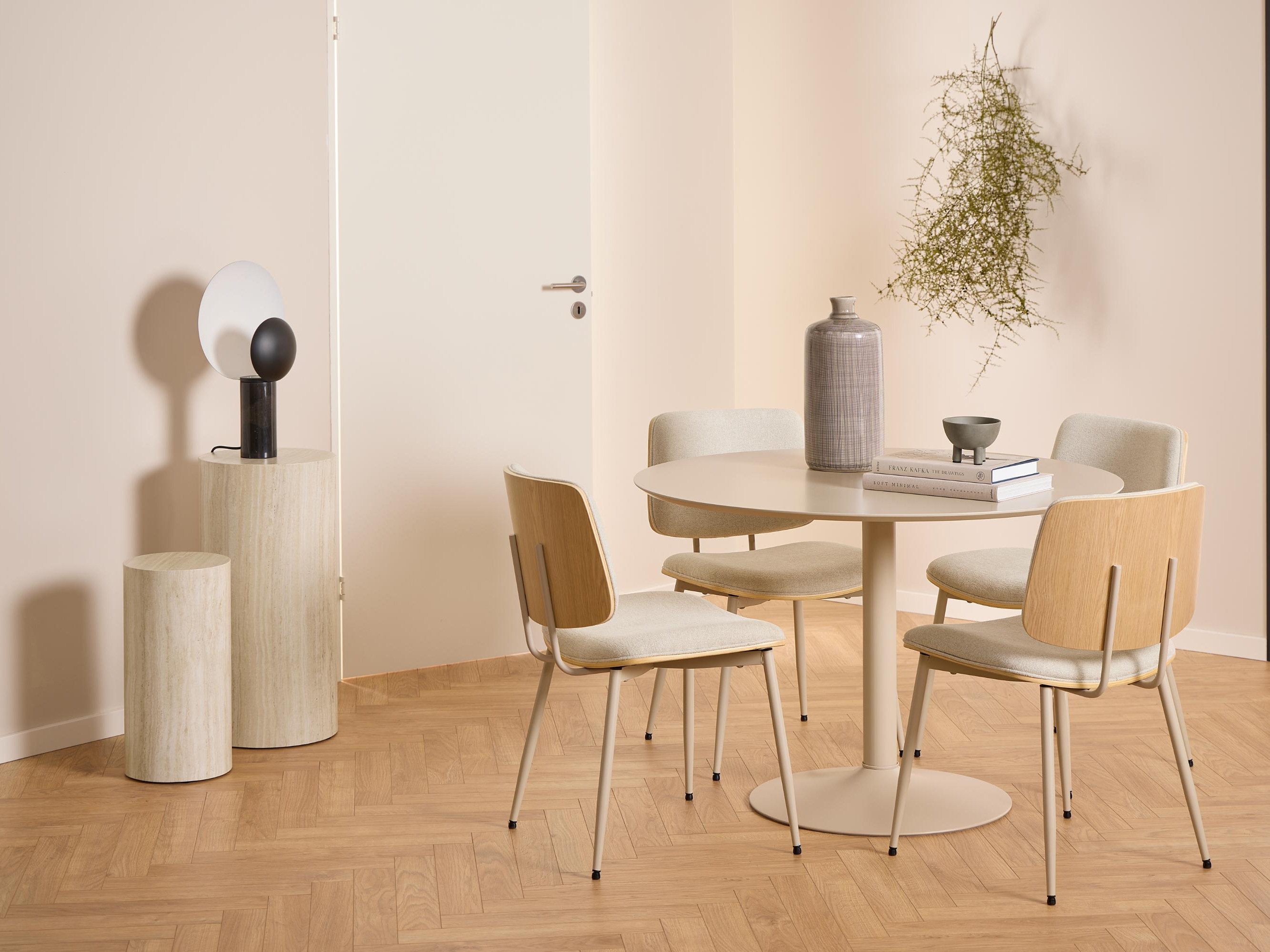 Conjunto de mesas auxiliares Norsica 912 (Beige)