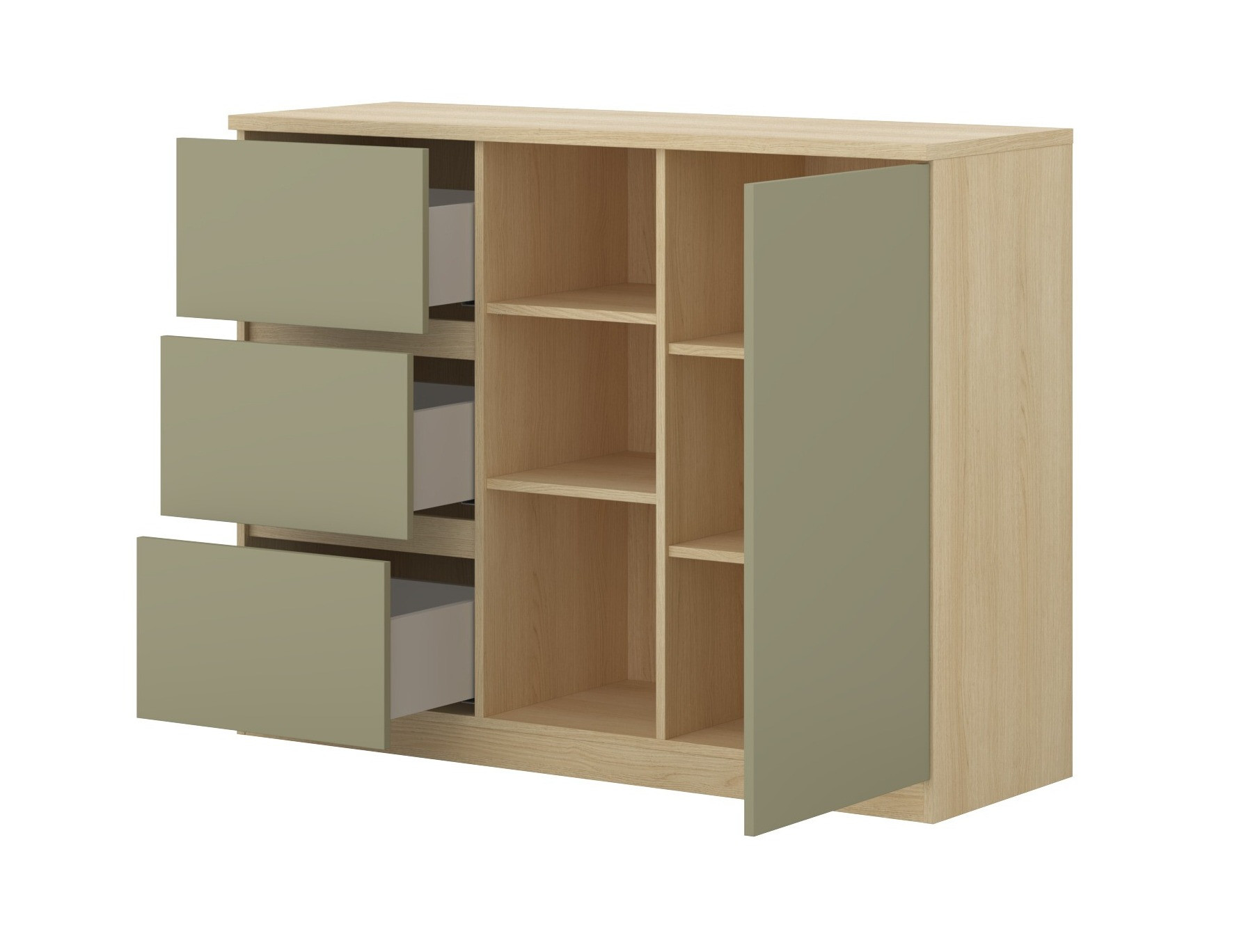 Cómoda Nolcala 109 (Roble + Eucalipto)