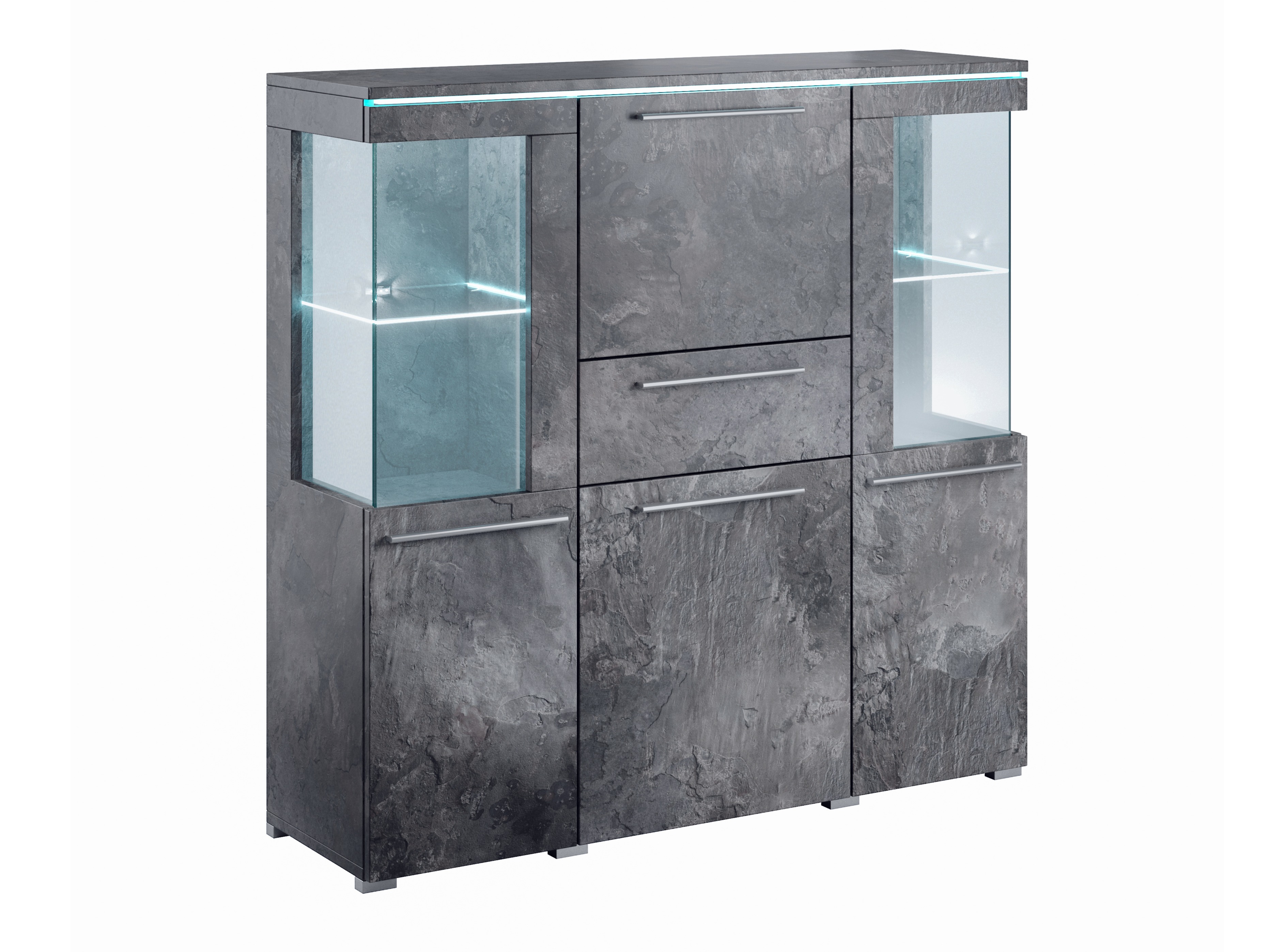 Cómoda Torvire 115 (Hormigón oscuro)